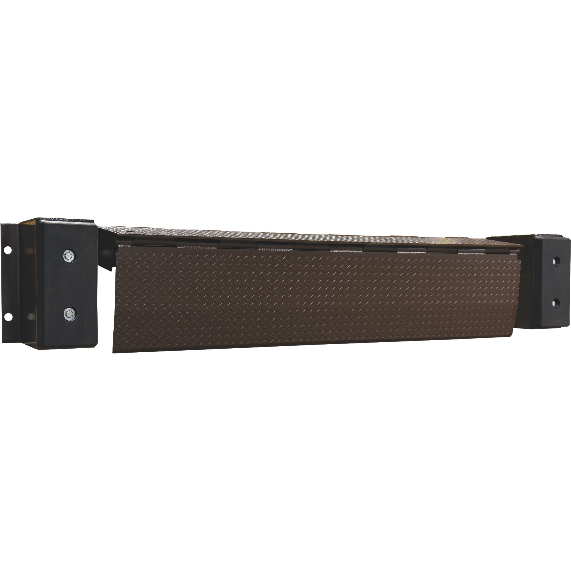 Vestil Edge-O-Dock Dock Leveler - 48in.W, Mechanical Operation, 6,000-Lb. Capacity, Brown, Model# FM-0648