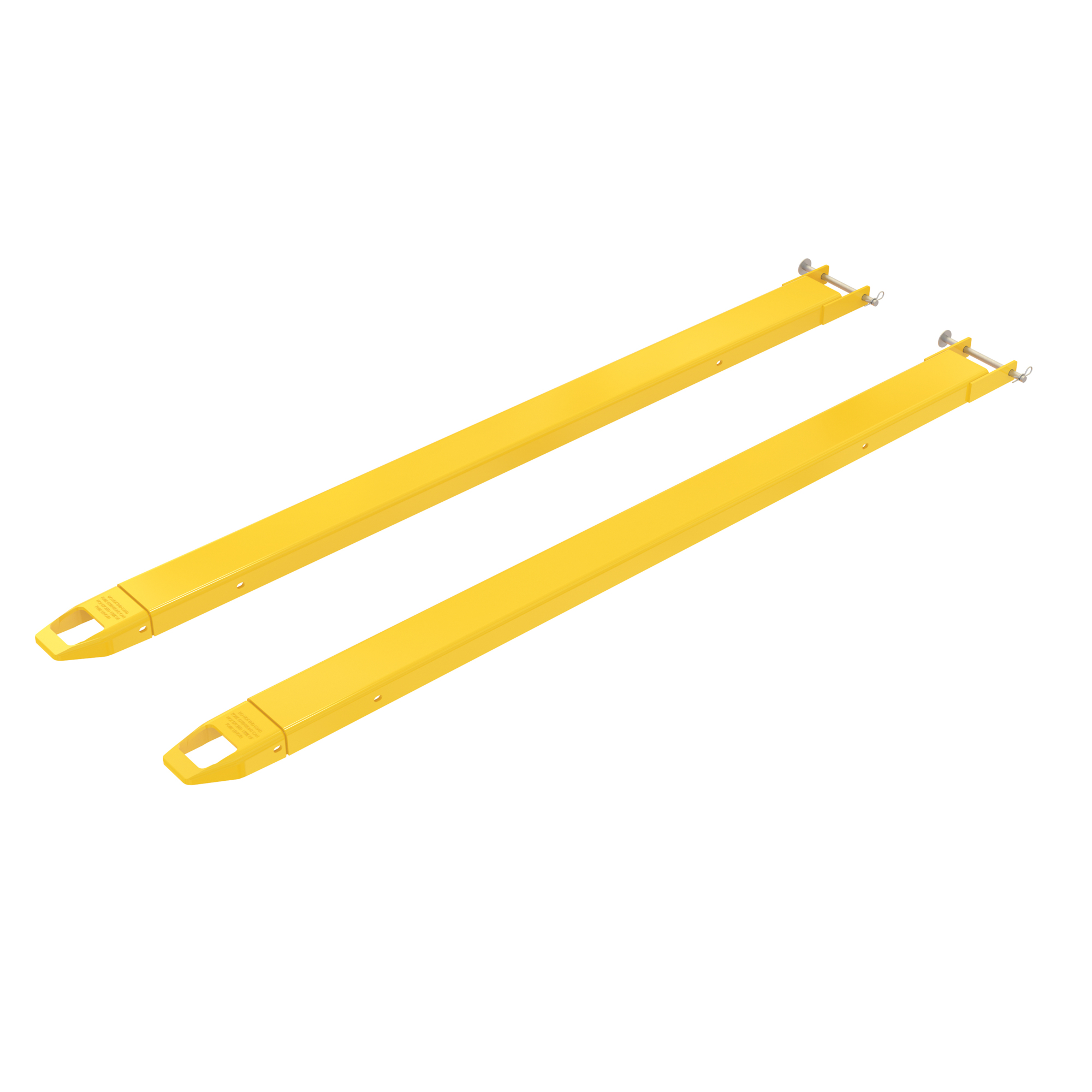 Pin Lock Extension Vestil Fork Extensions - Pin Lock Style, 4,000-Lb. Capacity, 2-Pc. Set ...