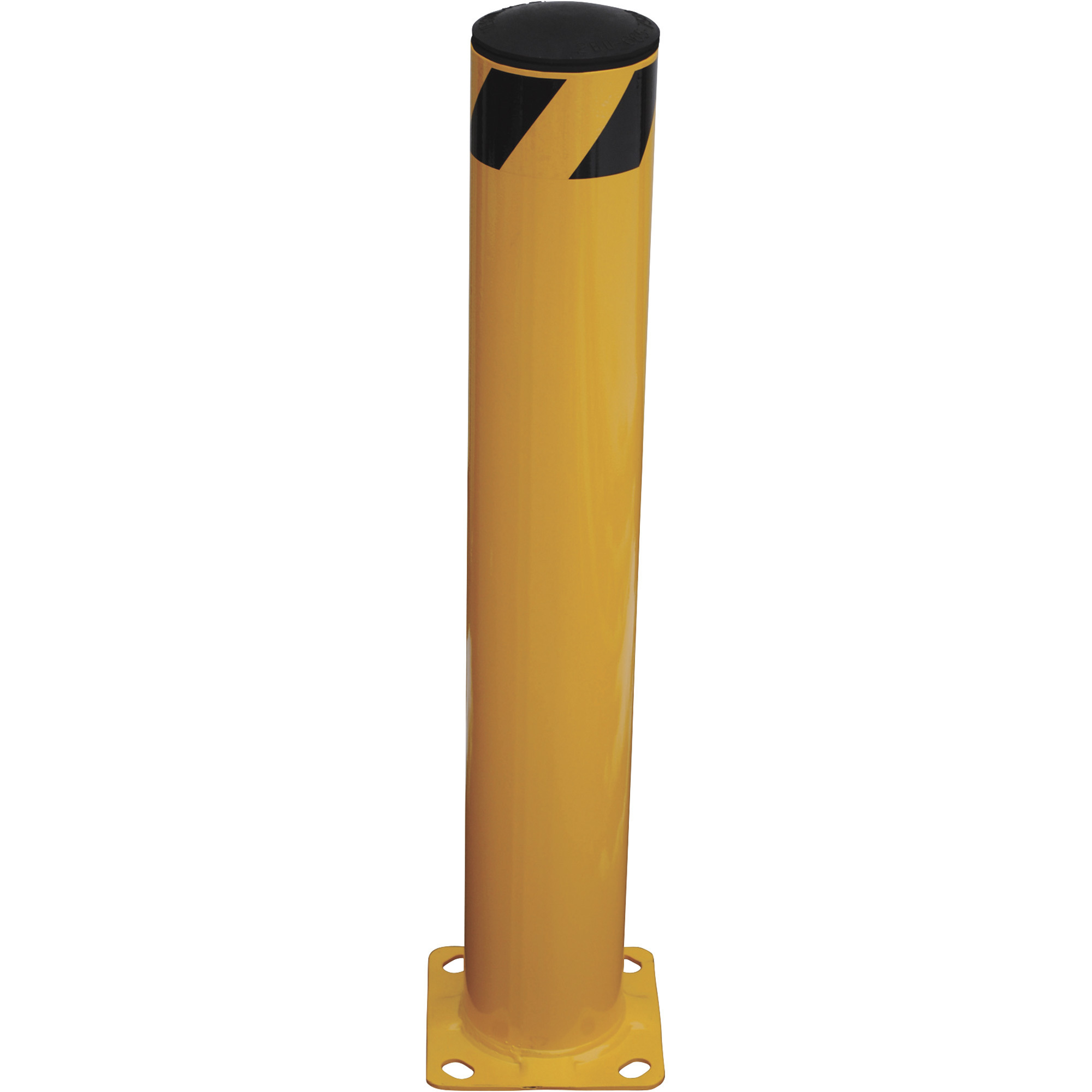 Vestil Steel Pipe Safety Bollard - 36in.H, 5.5in. dia., Powder-Coated, Model# BOL-36-5.5