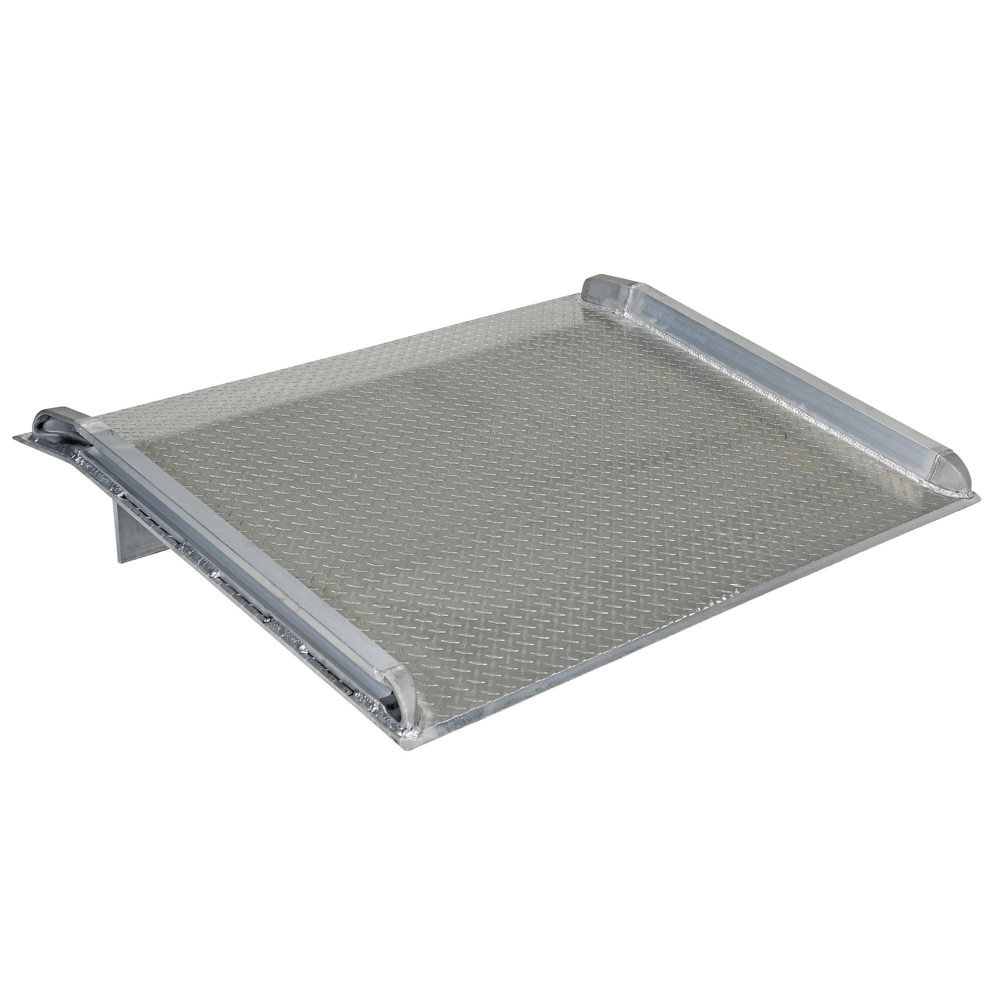 Vestil Aluminum Truck Dock Board with Aluminum Curbs