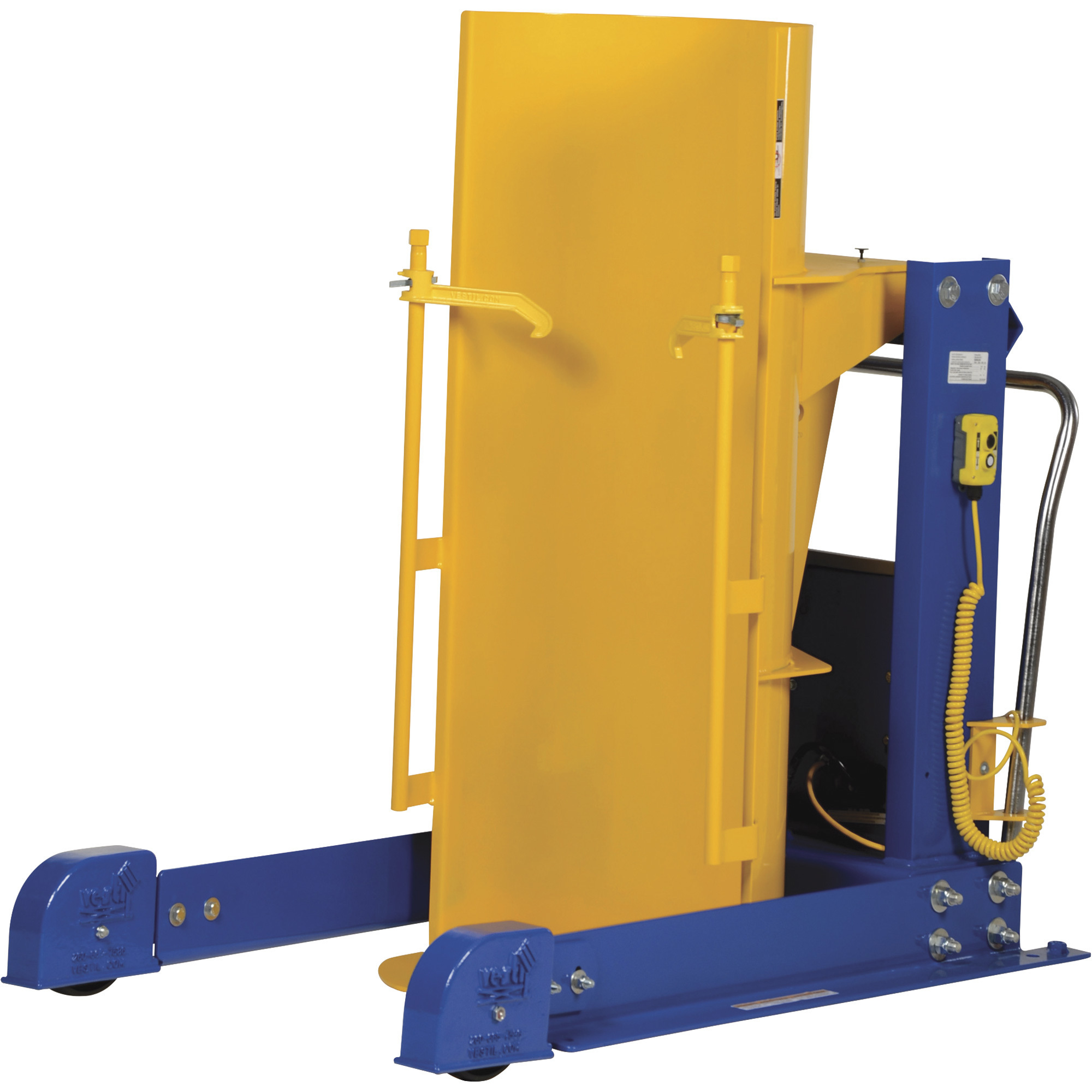 Vestil Portable Hydraulic Drum Dumper - 750-Lb. Capacity, 72in. Dump Height, Model# HDD-72-7-P