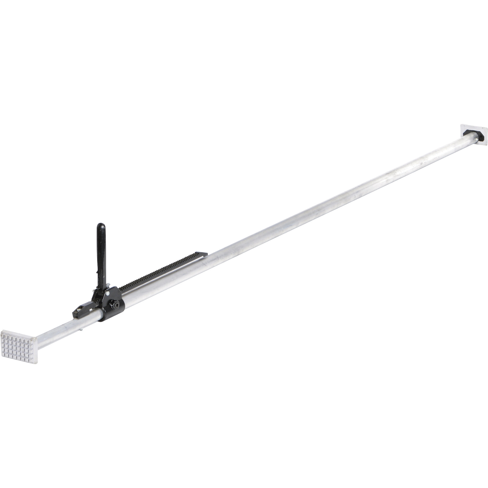 Vestil One-Piece Aluminum Cargo Bar - 89-104in. Service Range, Rubber Pads, Model# CB-7