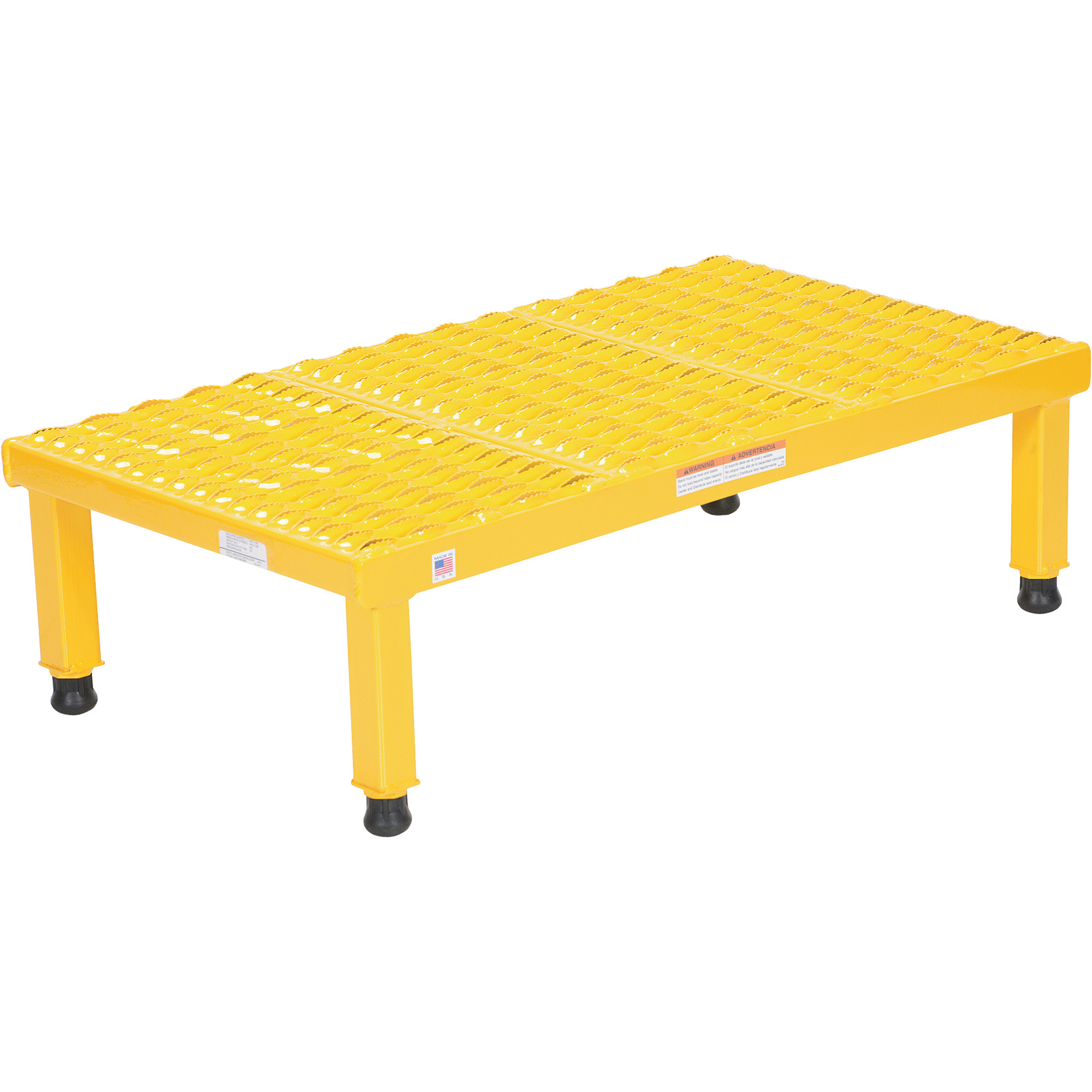 Vestil, Steel Adjustable Work-Mate Stand 35-1/4 In. x 19-9/16 In. x 10-1/2 In. 500 Lb. Capacity Yellow, Model# AHW-H-1936