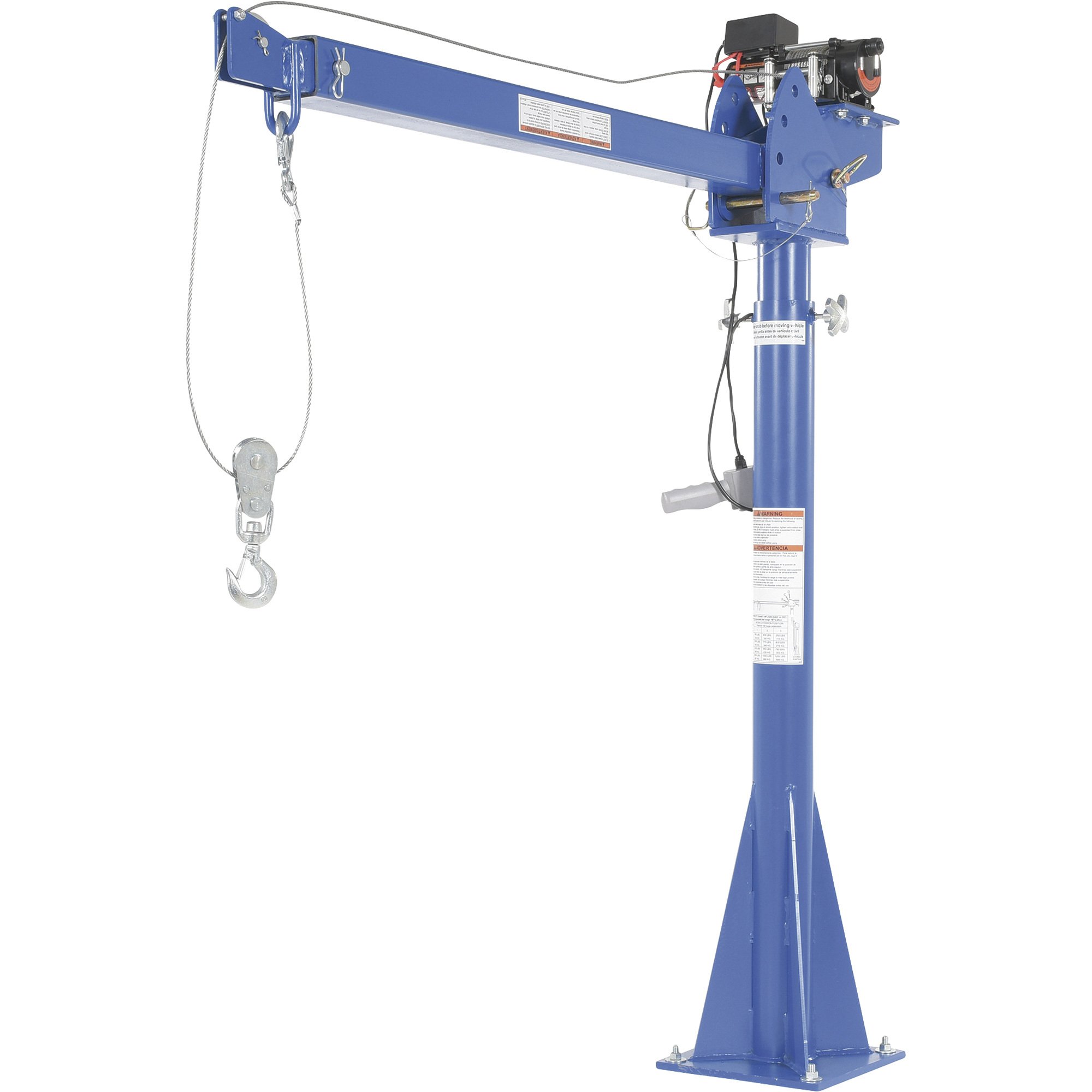 Vestil 12V DC Power Lift Jib Crane Northern Tool