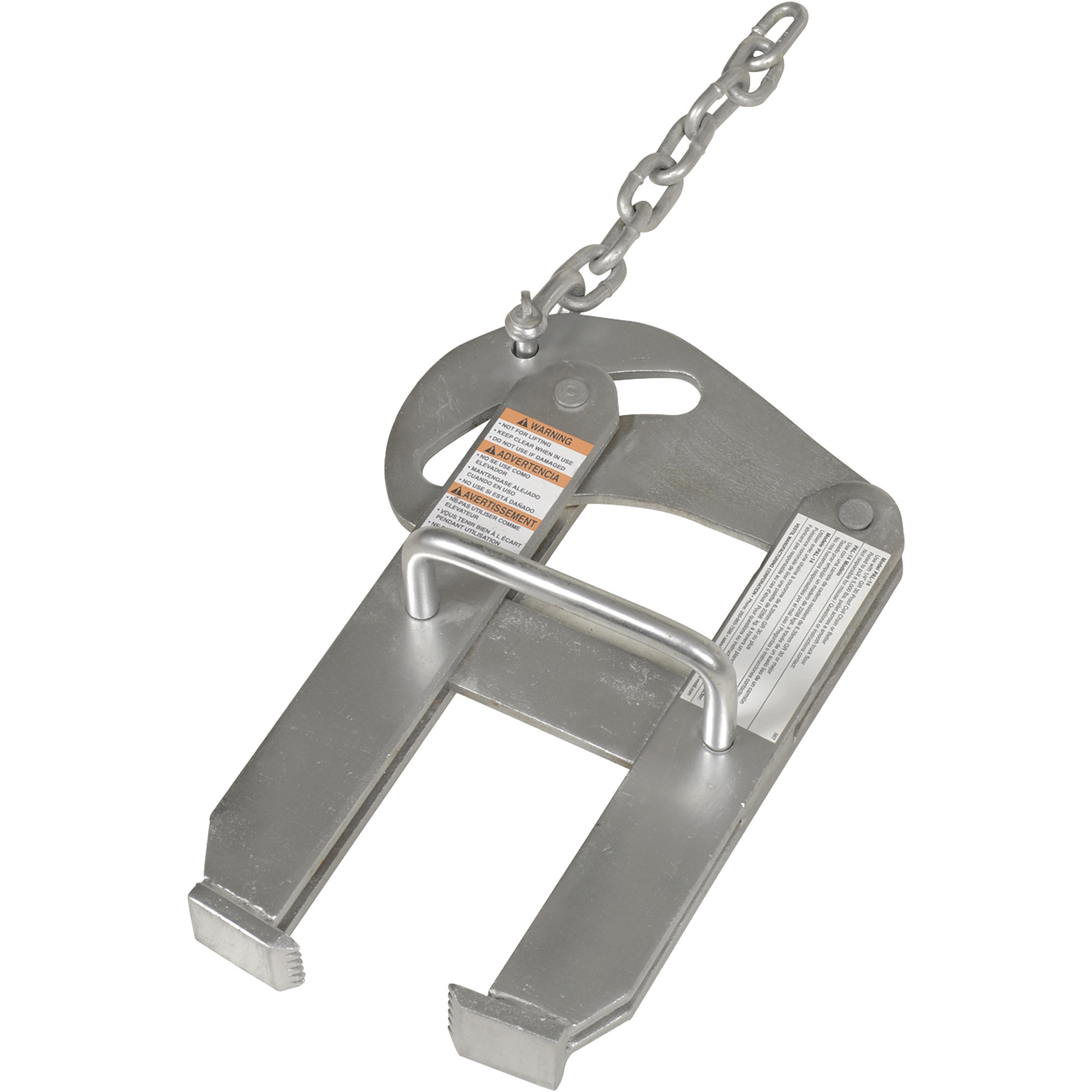 Vestil Pallet Puller - Cam Scissor Action, 5000-Lb. Capacity, 3in. Jaw Opening, Model# PAL-14