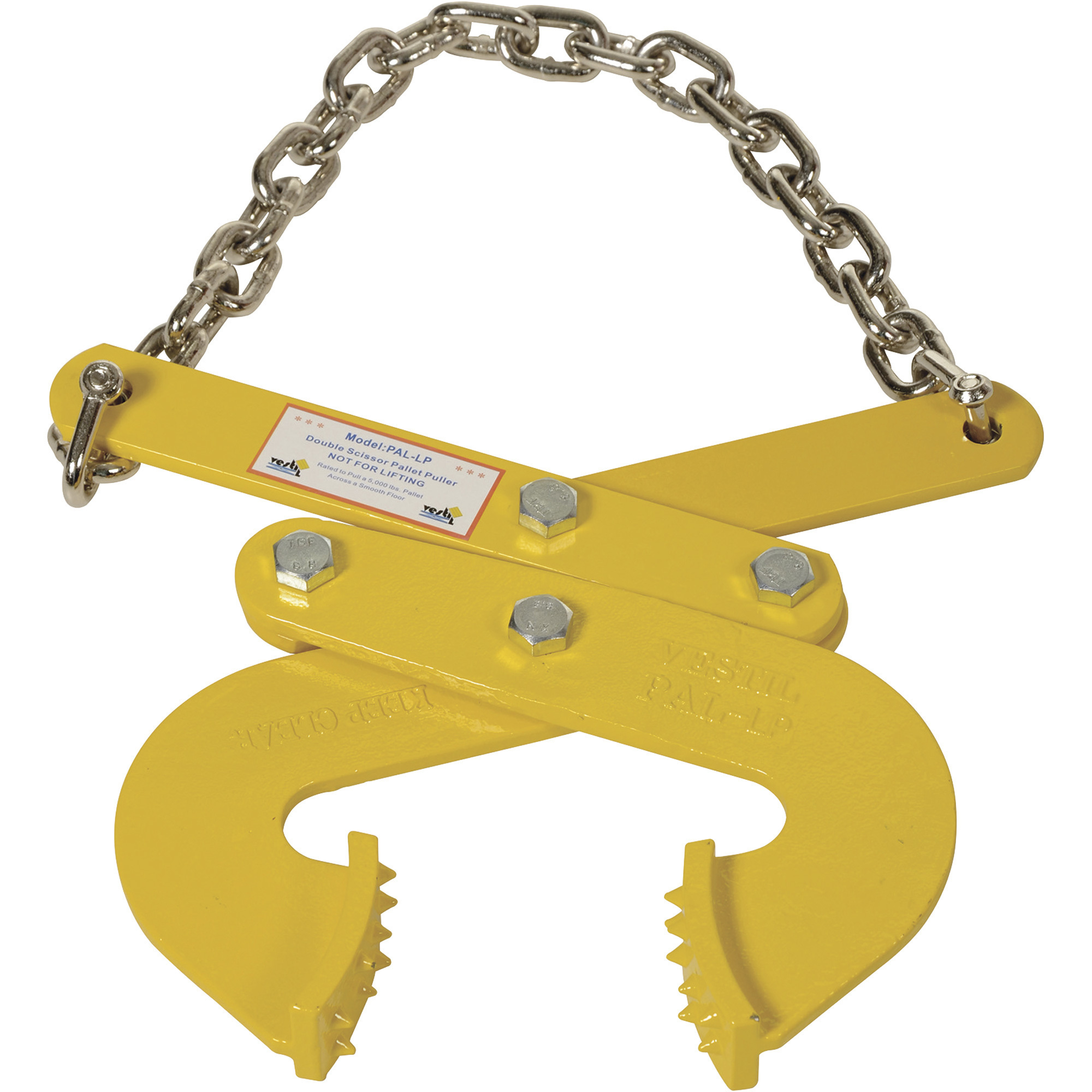 Vestil Double-Scissor Pallet Puller - 5000-Lb. Capacity, Lo-Profile, Model# PAL-LP