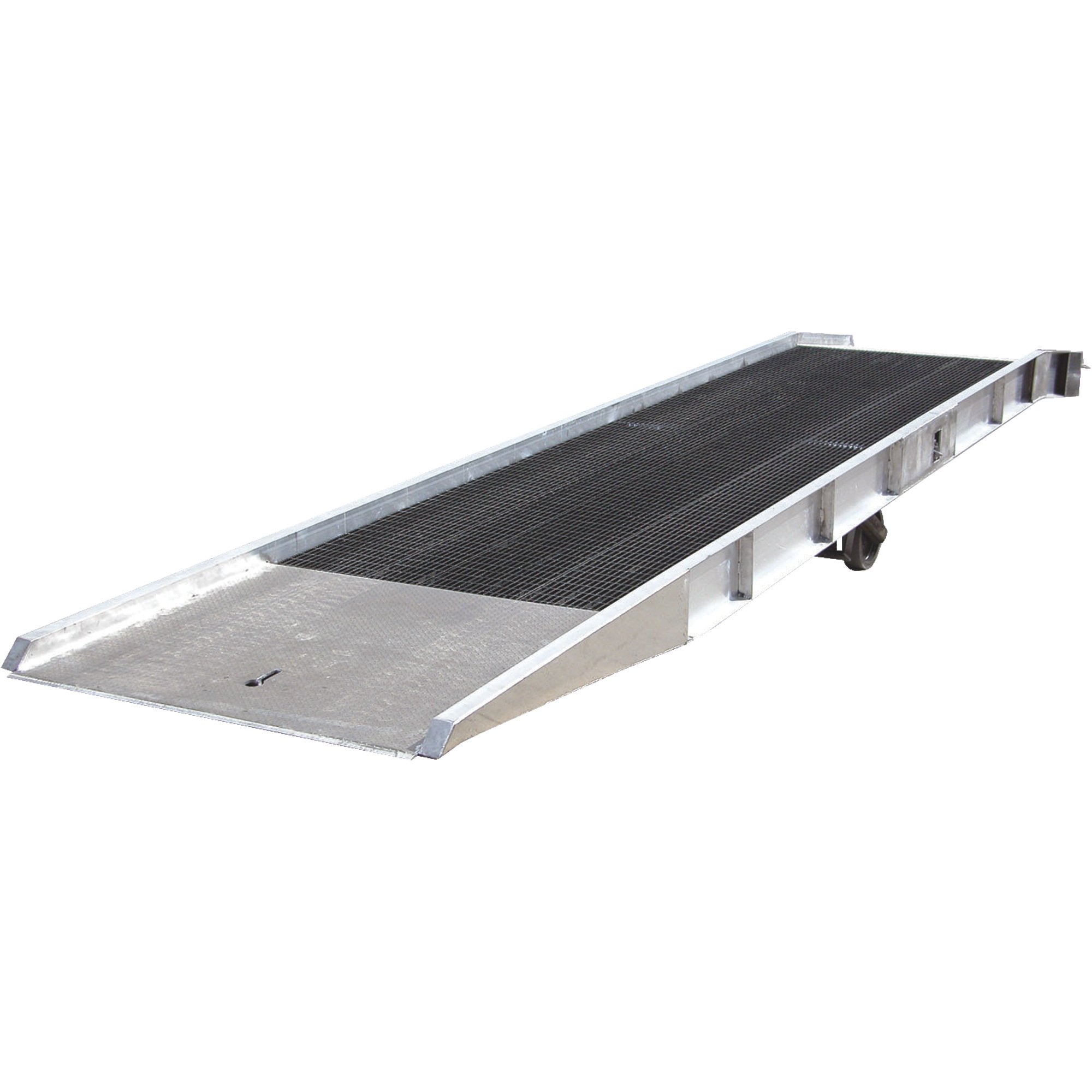 Vestil Aluminum Yard Ramp with Steel Grating