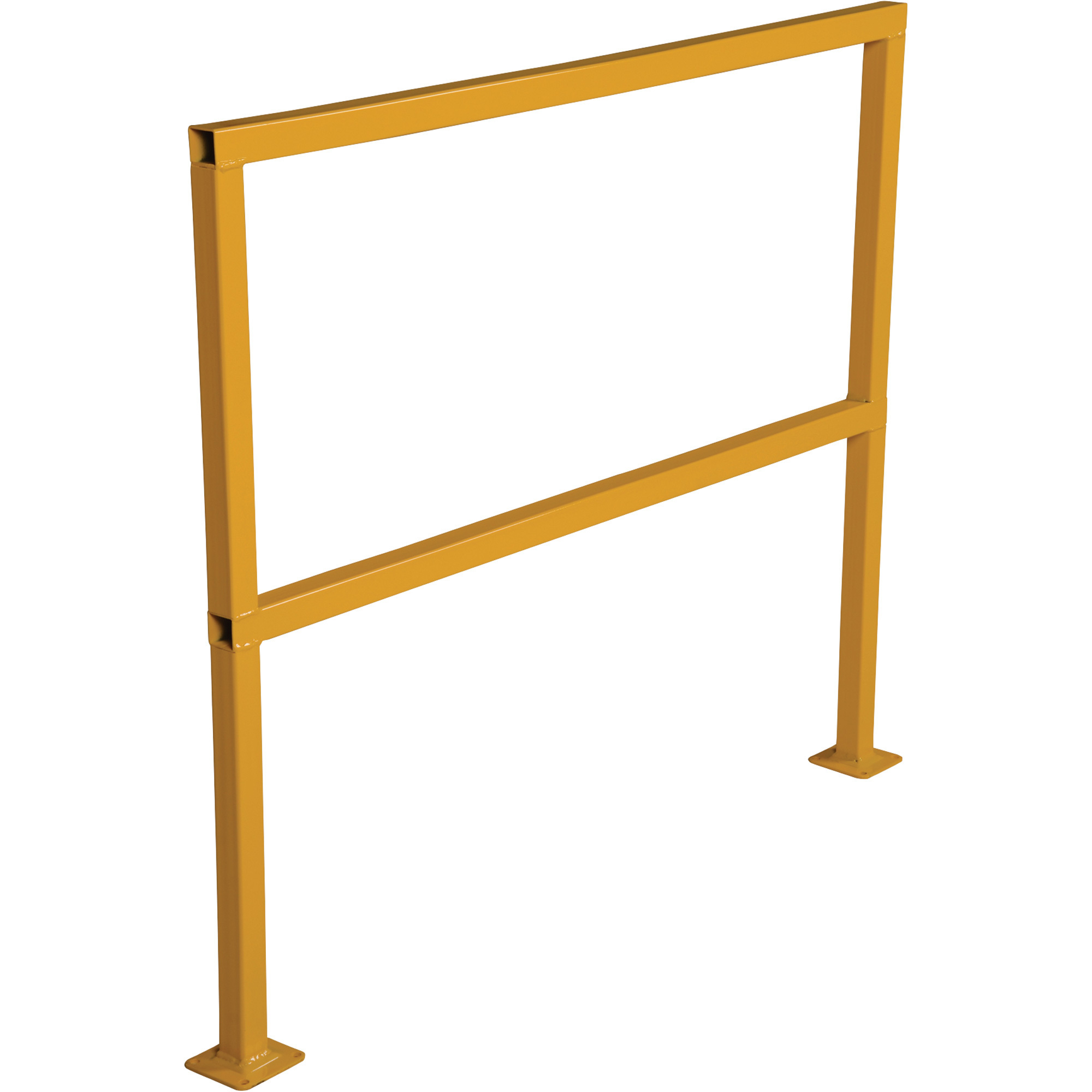Vestil Steel Square Safety Handrails - 50.5in.L x 42in.H, Heavy-Duty ...