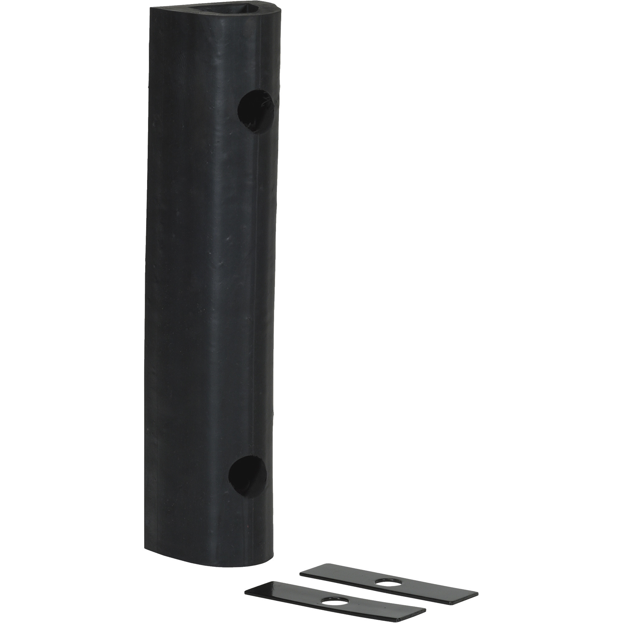 Vestil Extruded Bumper - 18in.L x 4-1/4in.W x 4in.H, Rubber, Model# M-4-18