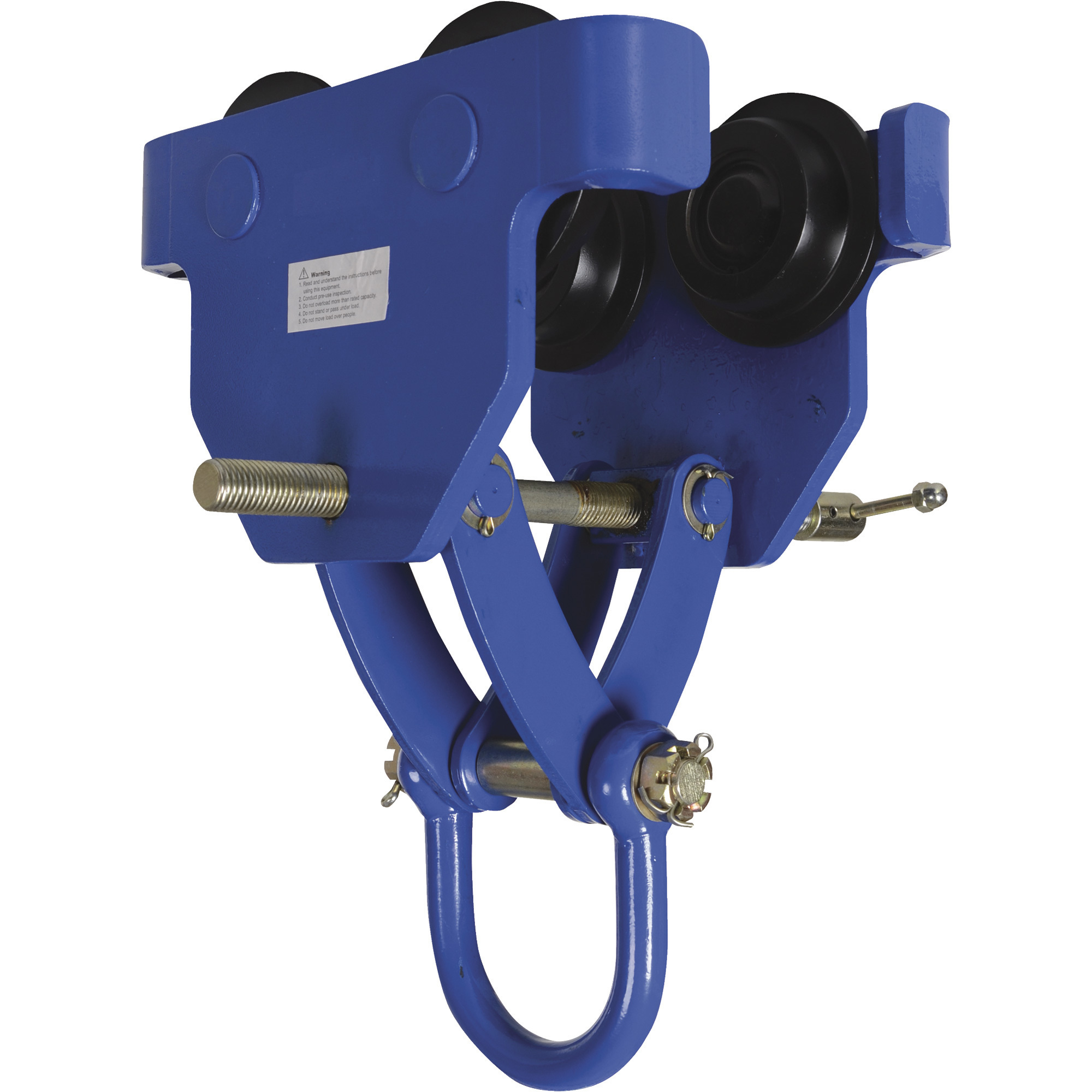 Vestil Quick-Install Manual Trolley - 8000-Lb. Capacity, Adjustable Width, Model# QIT-8