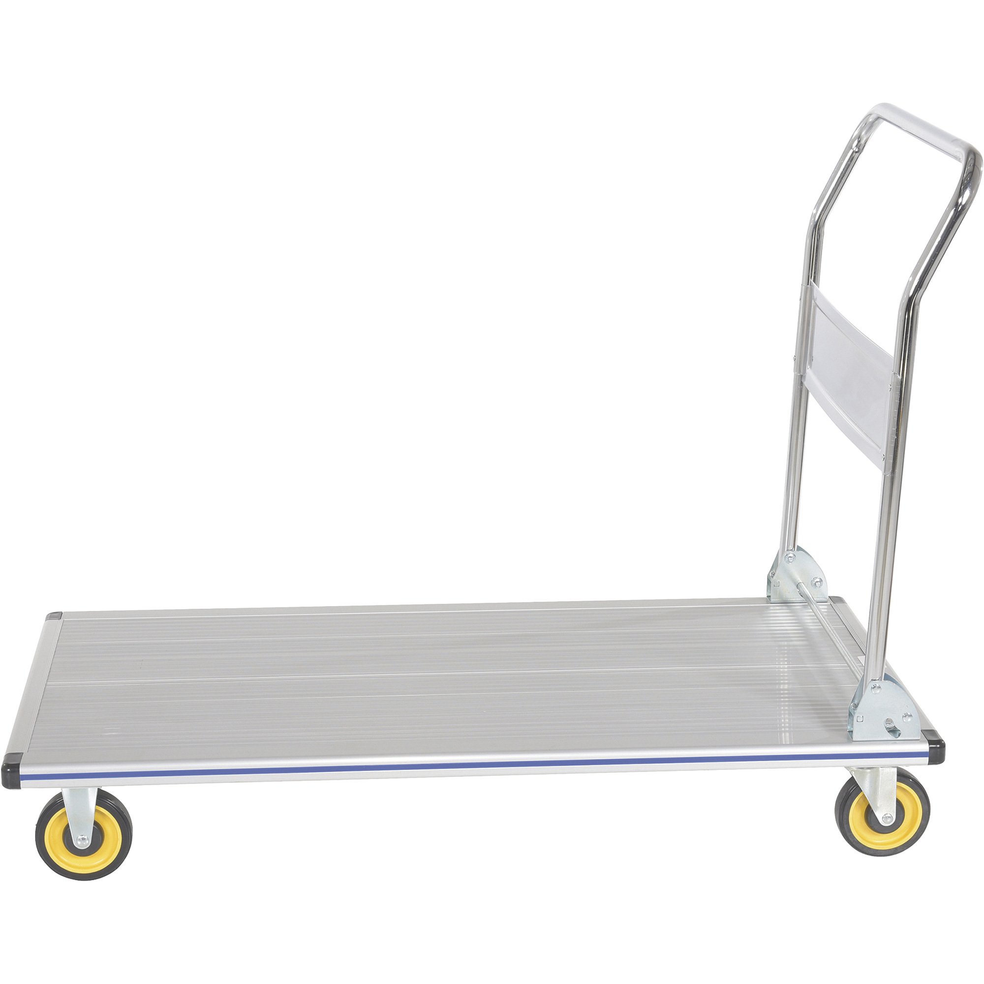 Vestil Aluminum Folding Handle Platform Truck — Single Handle