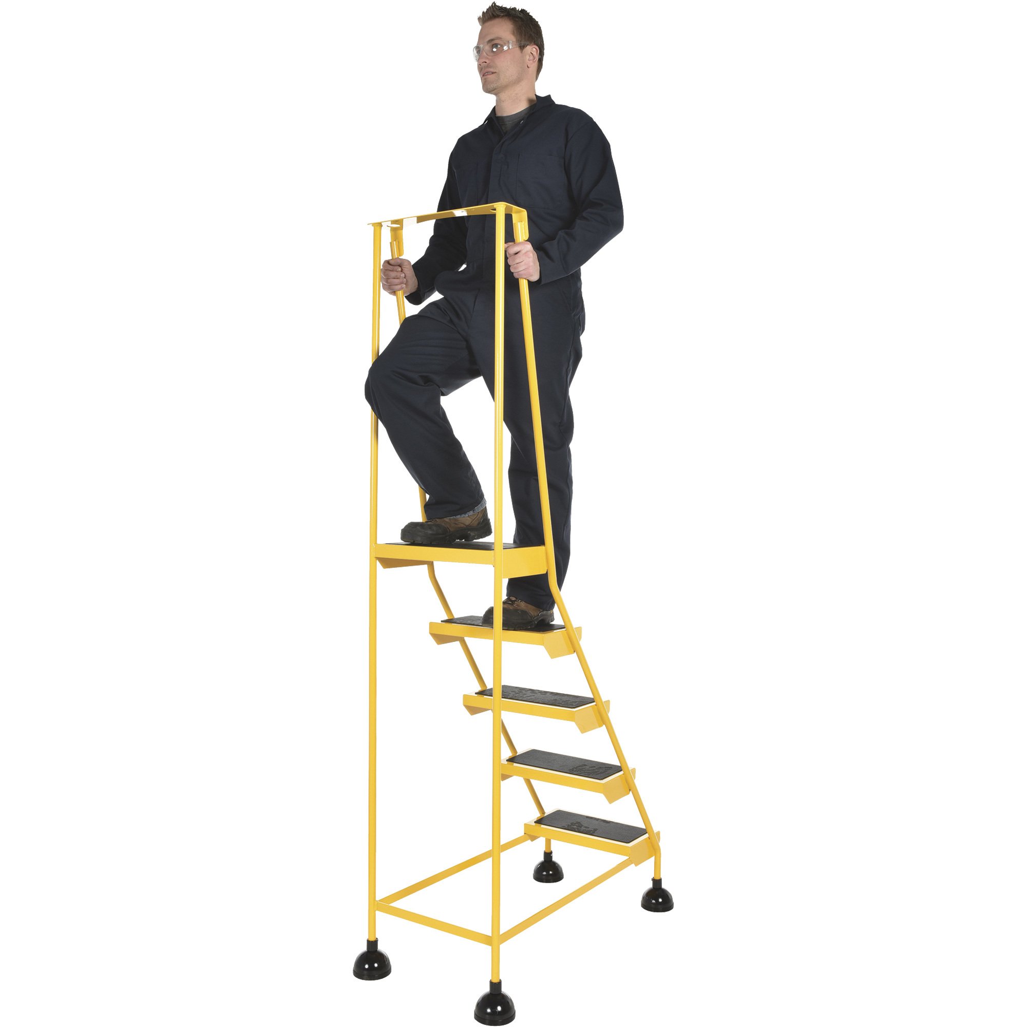 Vestil Spring Loaded Commercial Rolling Stairs | Northern Tool
