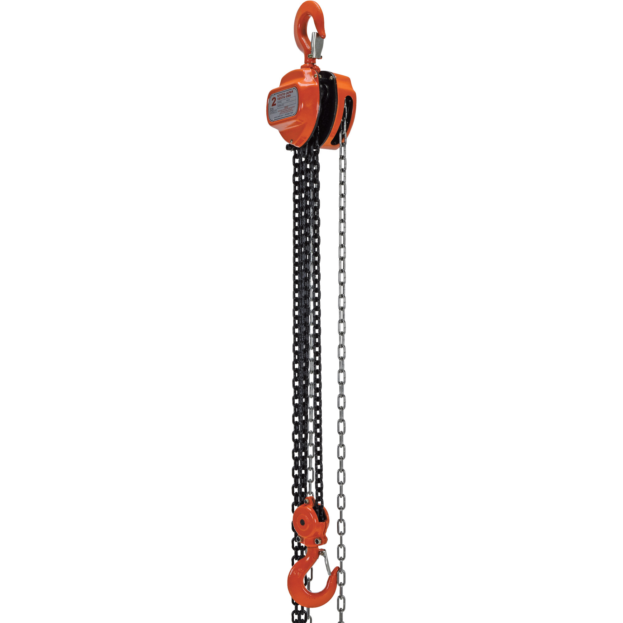 Vestil Manual Chain Hoist - 4000-Lb. Capacity, 10ft. Lift Height, Model# HCH-4-10