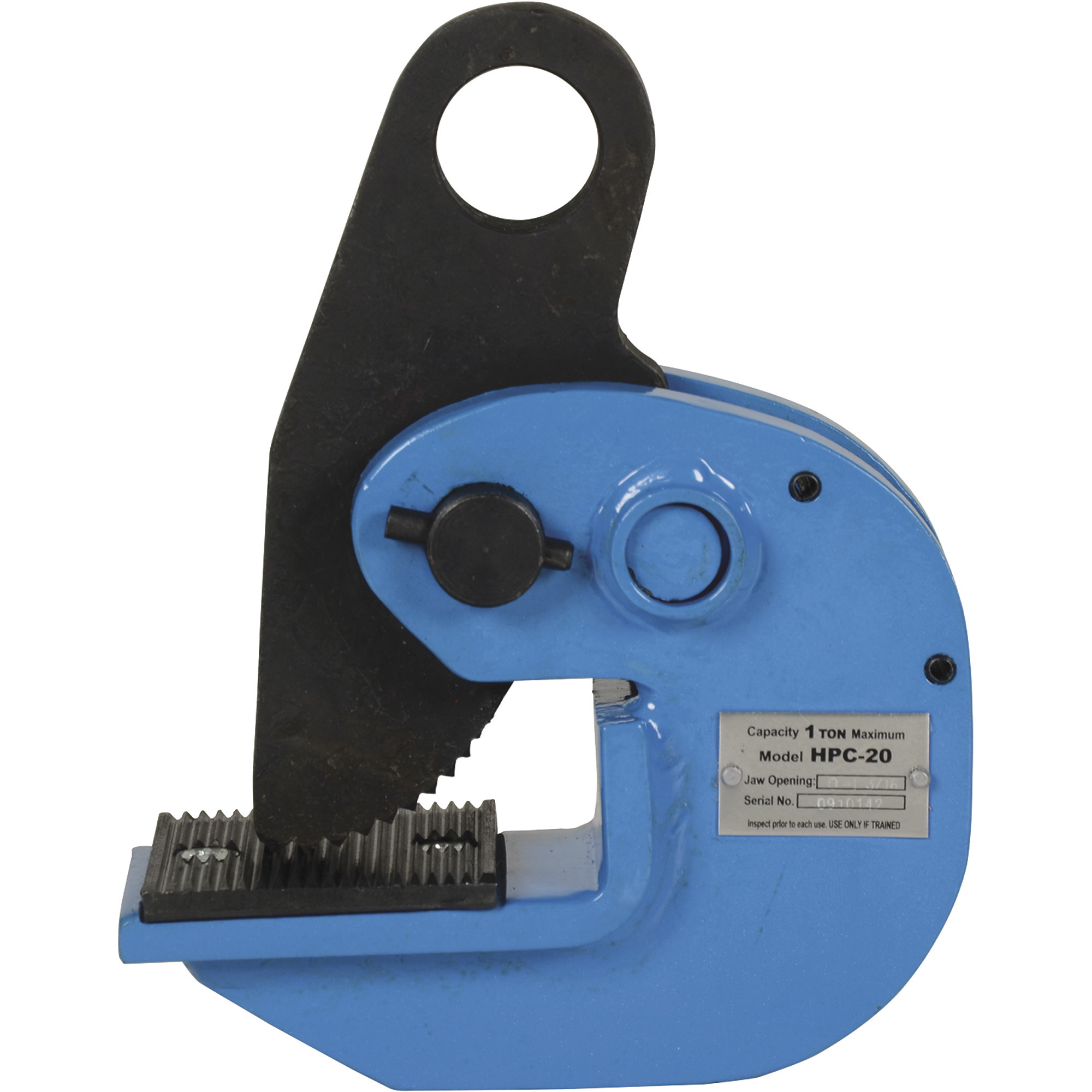 Vestil Horizontal Plate Clamp - 2,000-Lb. Capacity, Heavy-Duty Steel, Model# HPC-20
