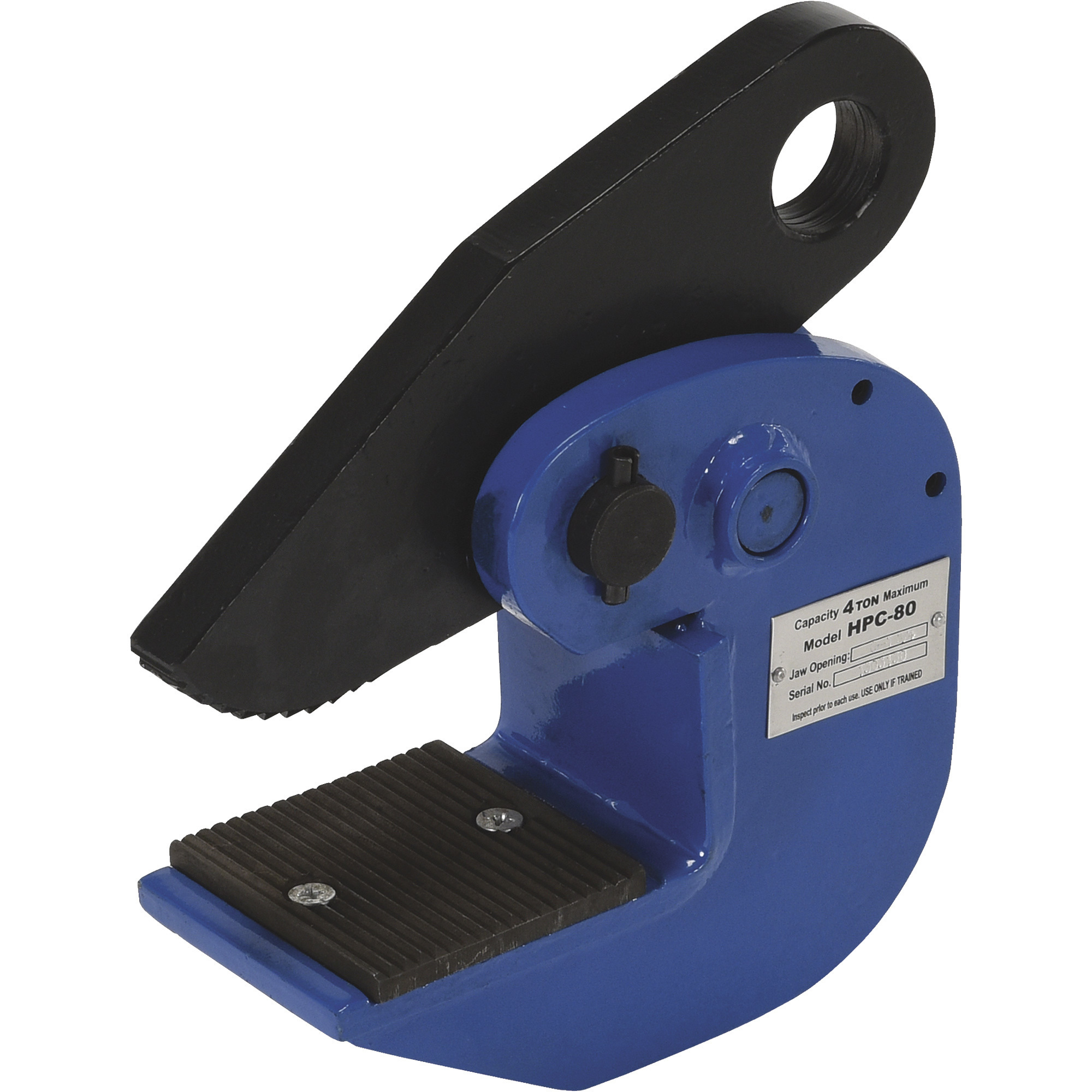Vestil Horizontal Plate Clamp - 8,000-Lb. Capacity, Heavy-Duty Steel, Model# HPC-80