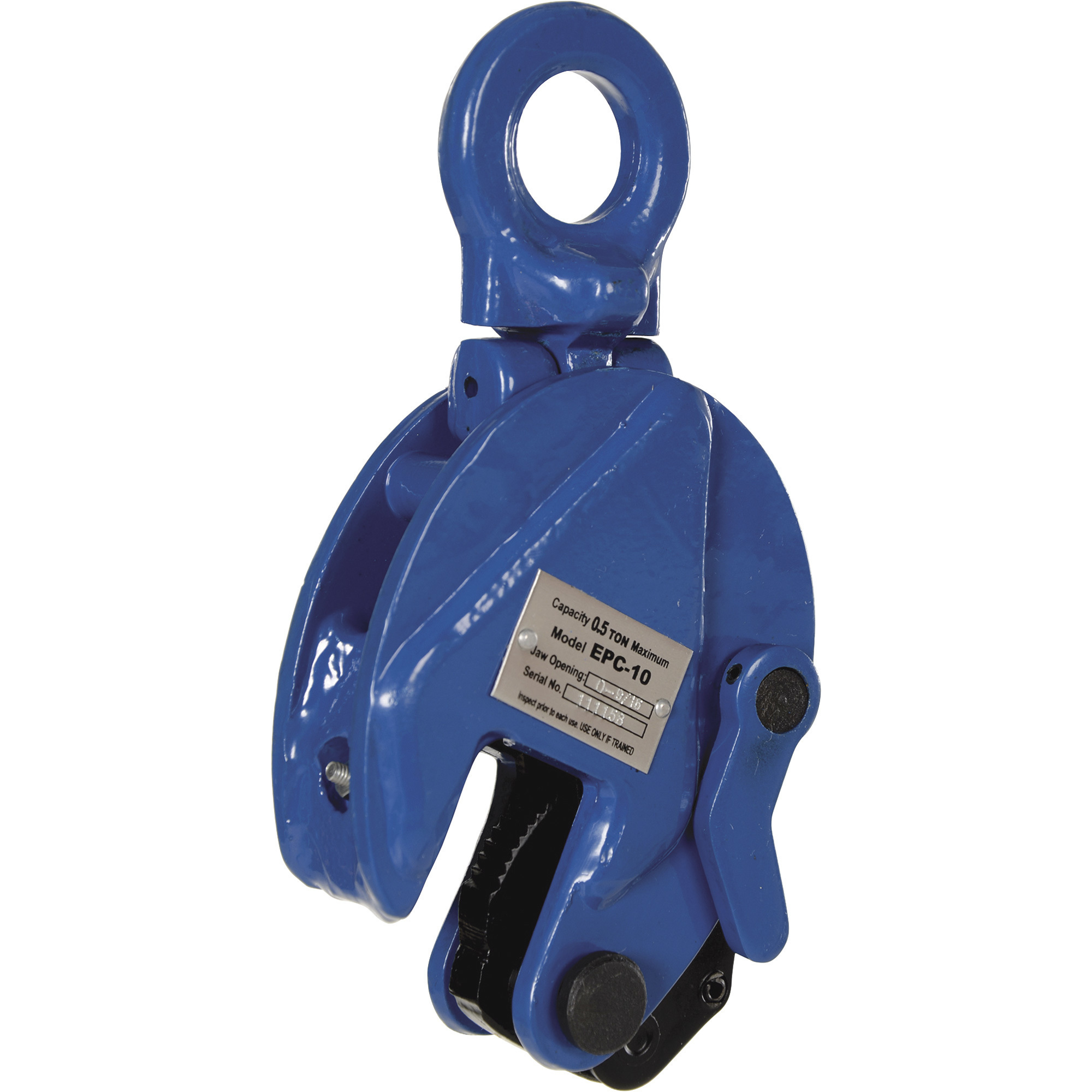 Vestil Vertical Plate Clamp - 1,000-Lb. Capacity, 0.60in. Max Plate Thickness, Model# EPC-10