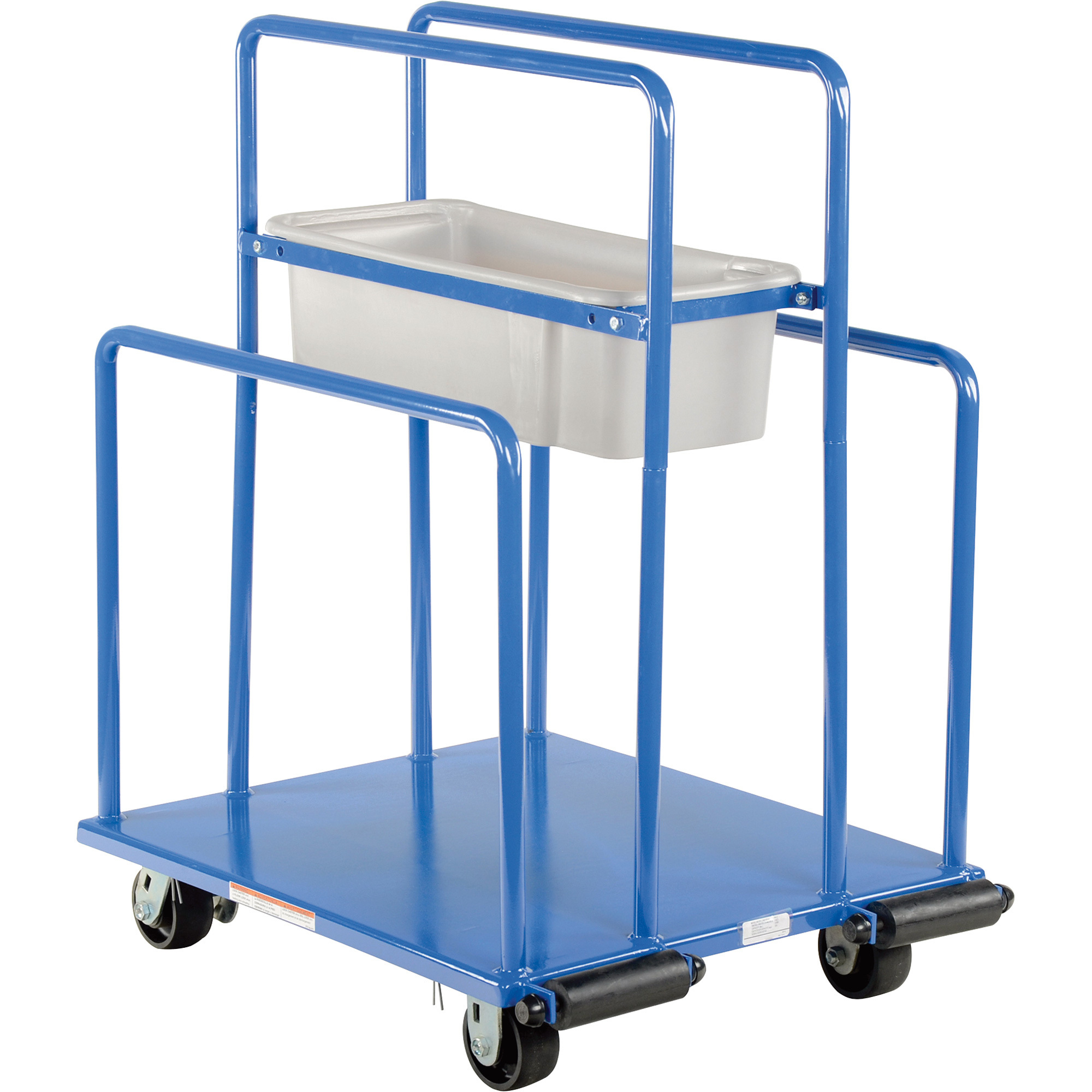 Vestil Panel Cart - 2000-Lb. Capacity, 32in.L x 26in.W Deck, GFN Casters, Steel Construction, Model# PRCT