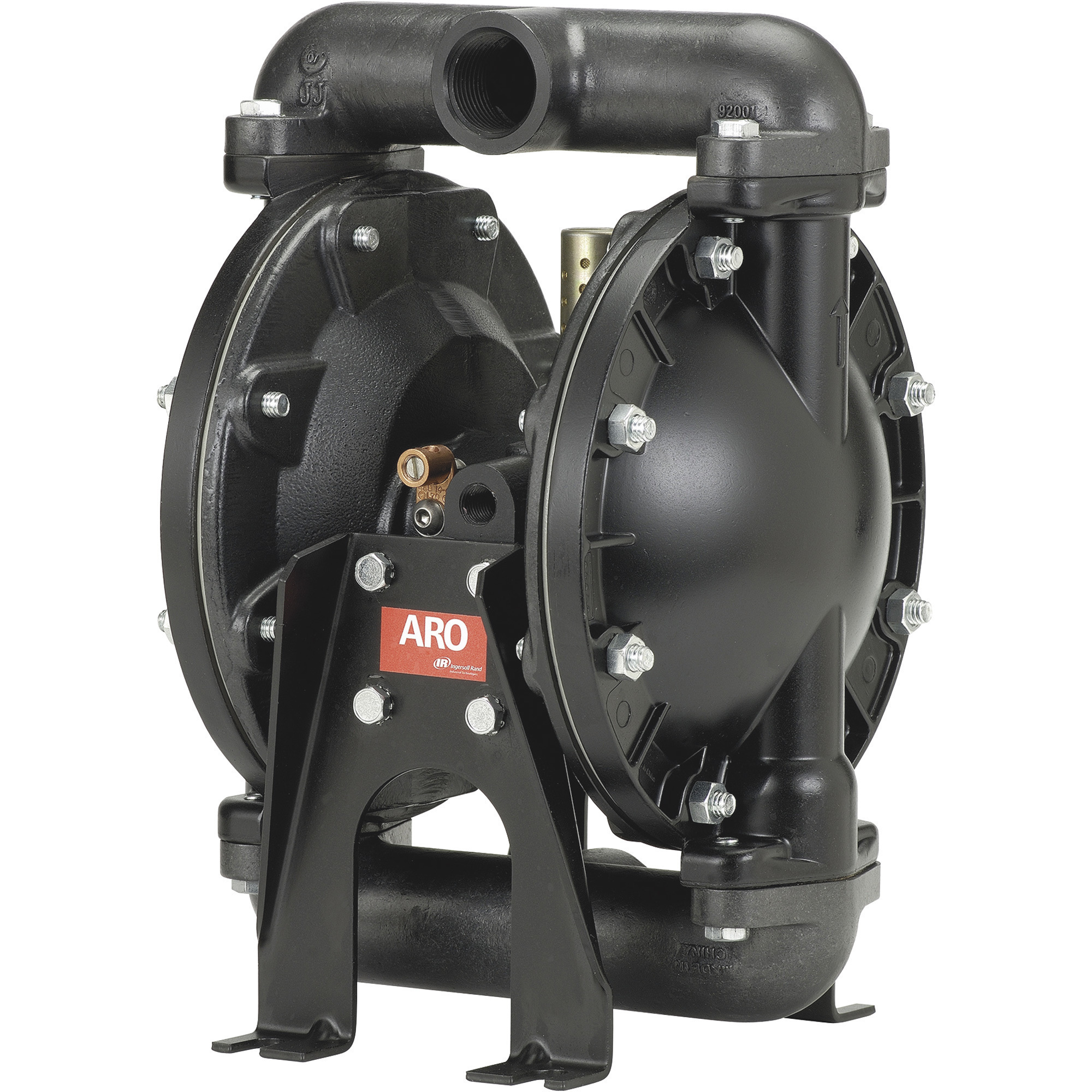 Ingersoll Rand Air-Operated Aluminum Hytrel Double Diaphragm Pump, 35 GPM, Model# 666100-3C9-C