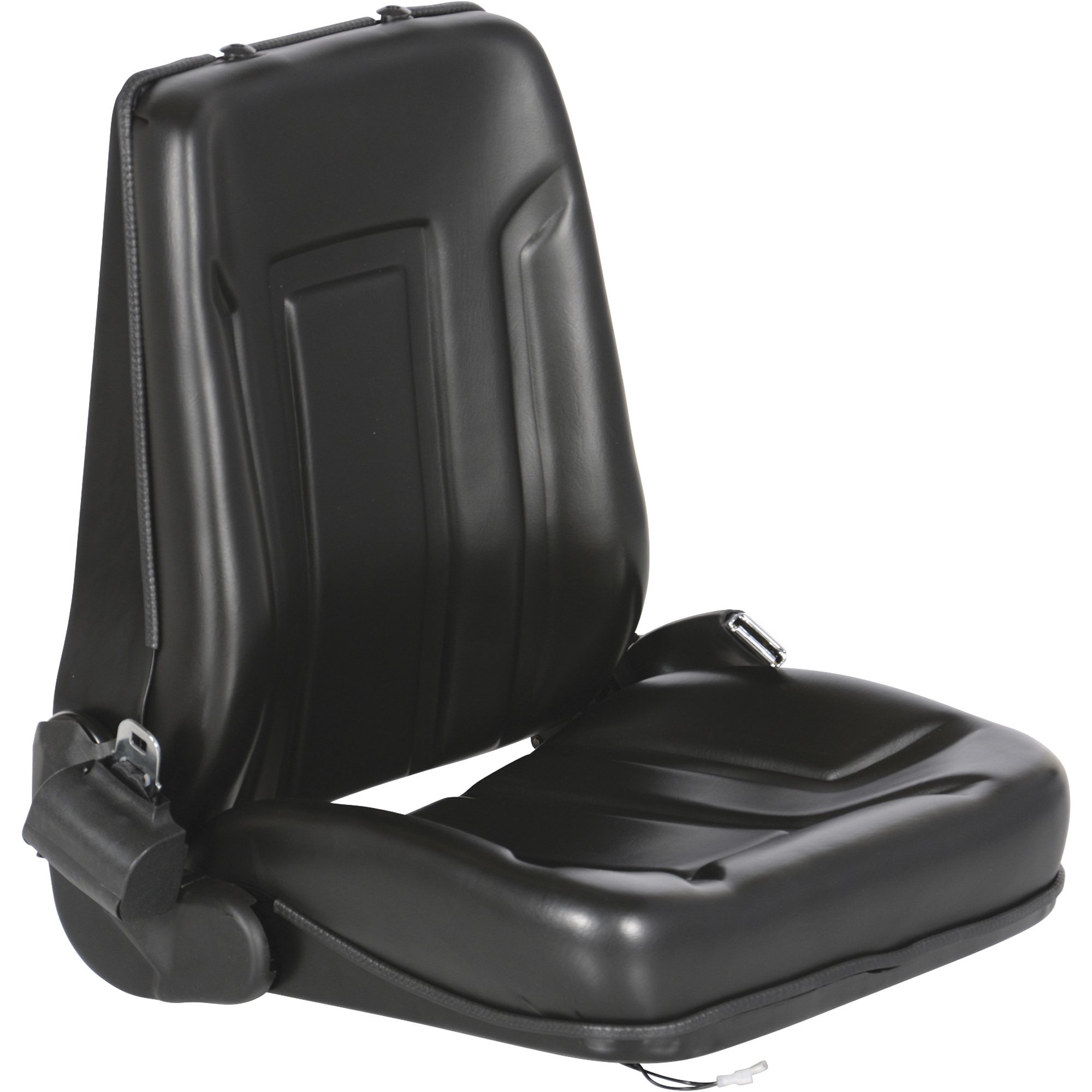 Vestil Deluxe Fork Truck Seat With Seat Belt — Black 