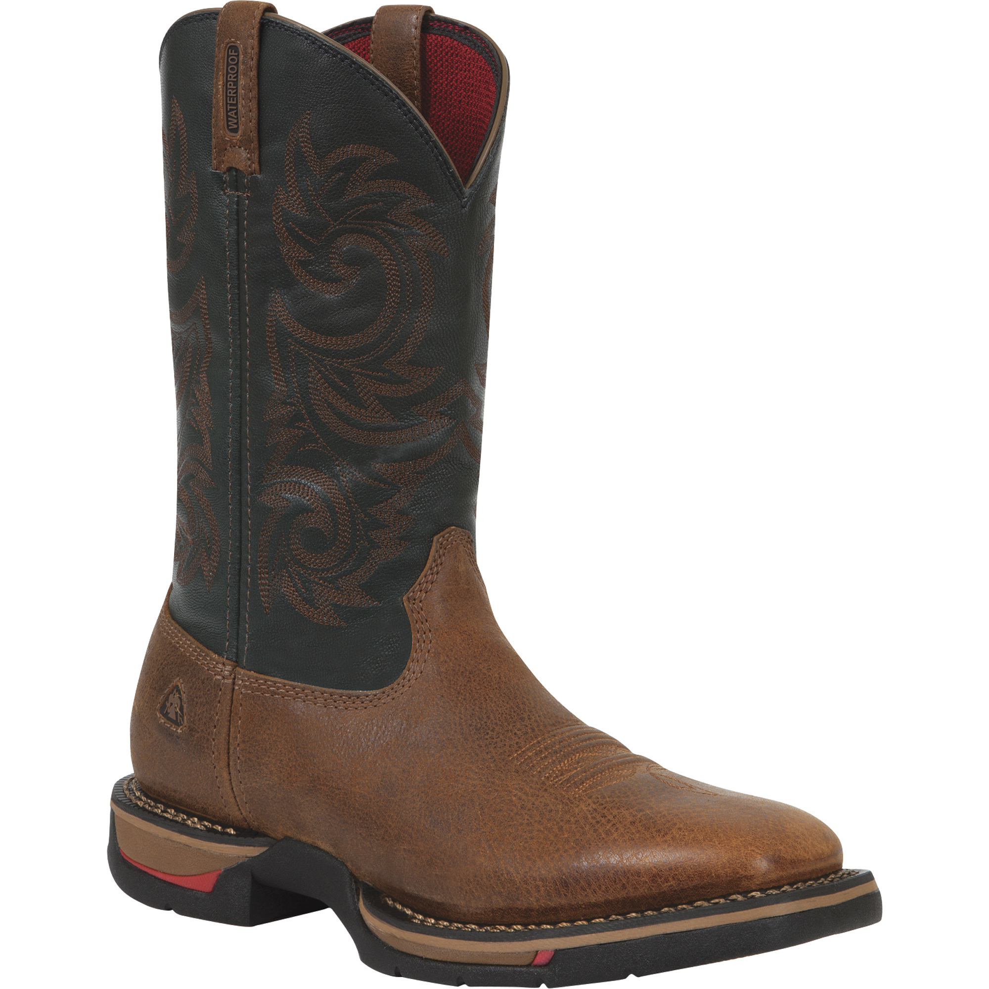 Rocky Men's 12in. Long-Range Waterproof Western Boot, Brown, Size 10-1/ ...