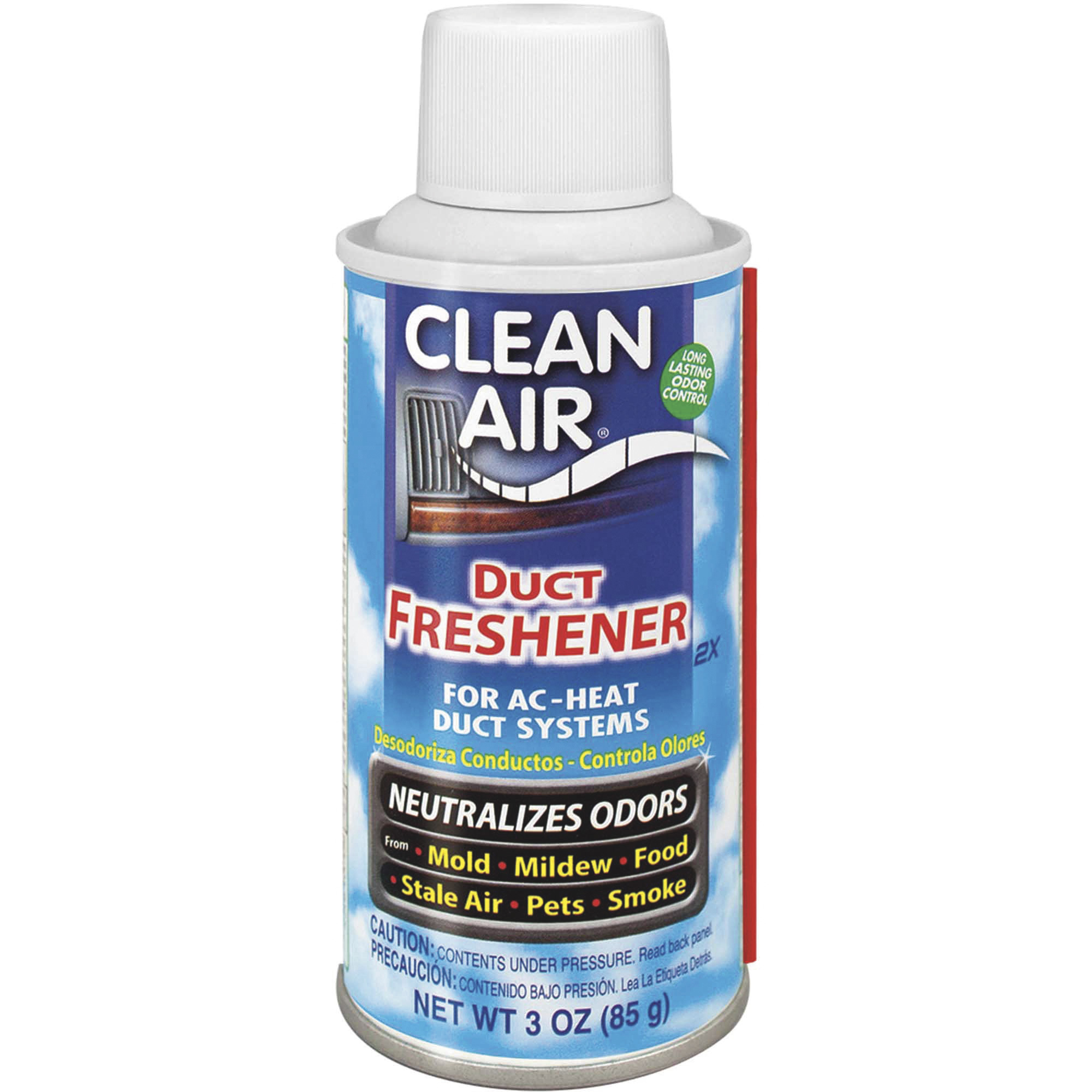 Clean Air Auto Duct Freshener, 3-Oz. Aerosol Can, Model# TM22162
