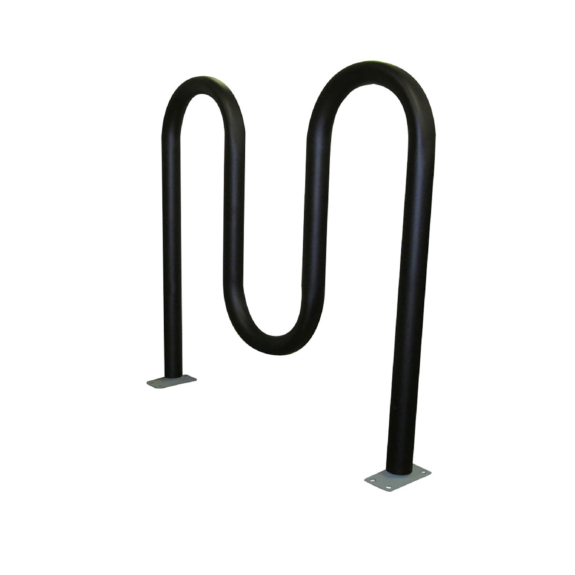 Paris Lasting Impressions Two Wave 4-Bicycle Rack by Lasting Impressions, Black, Surface Mount, Model# 462-680-0006