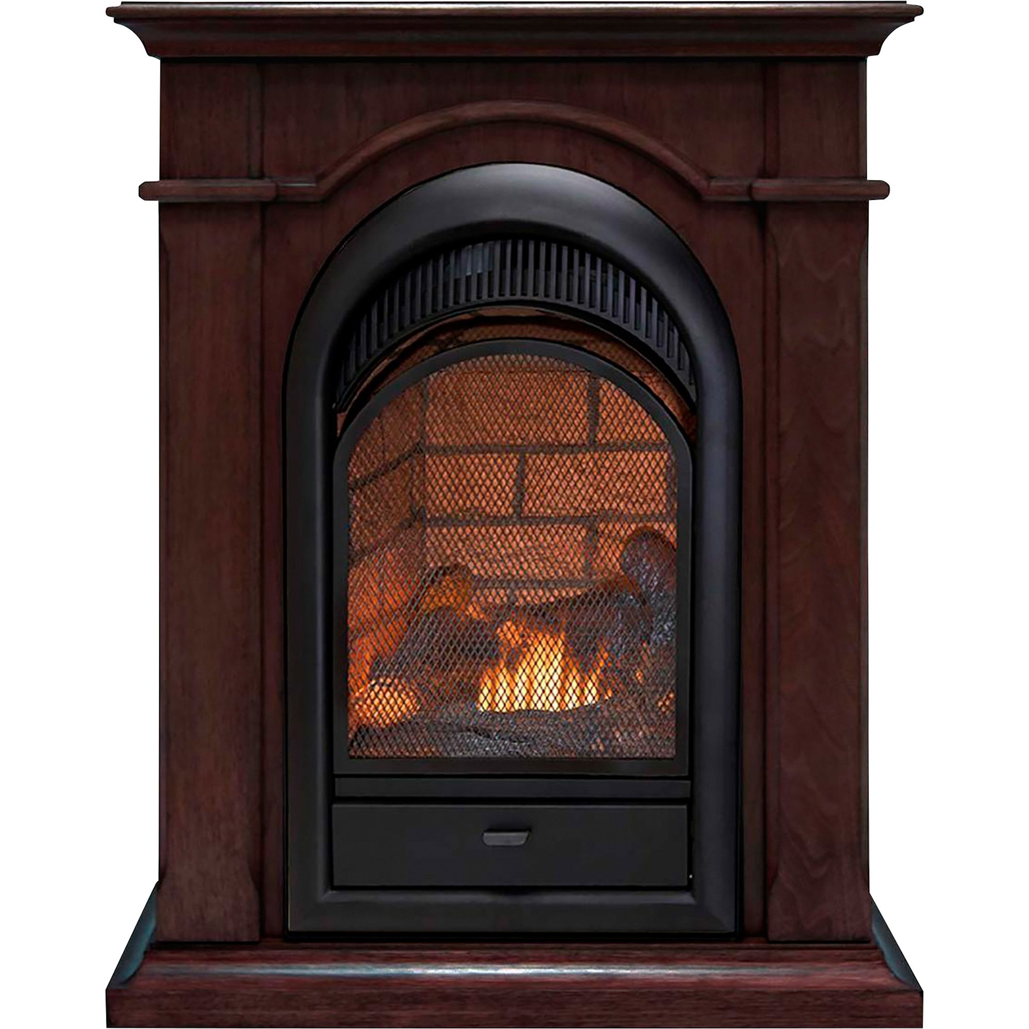 https://www.northerntool.com/products/bluegrass-living-vent-free-dual-fuel-fireplace-with-mantel-15-000-btu-chocolate-finish-model-dfs-150t-1ch-87171