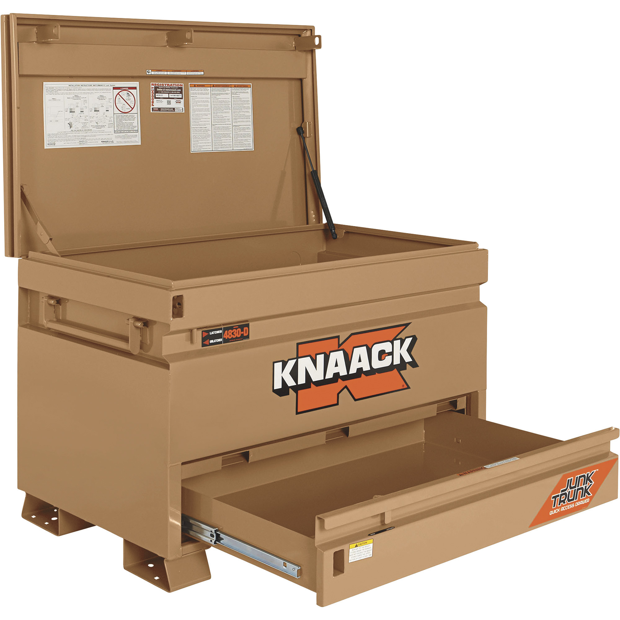 KNAACK Jobmaster Tool Box Junk Trunk, 17 Cu. Ft., 48in.W x 30in.D x