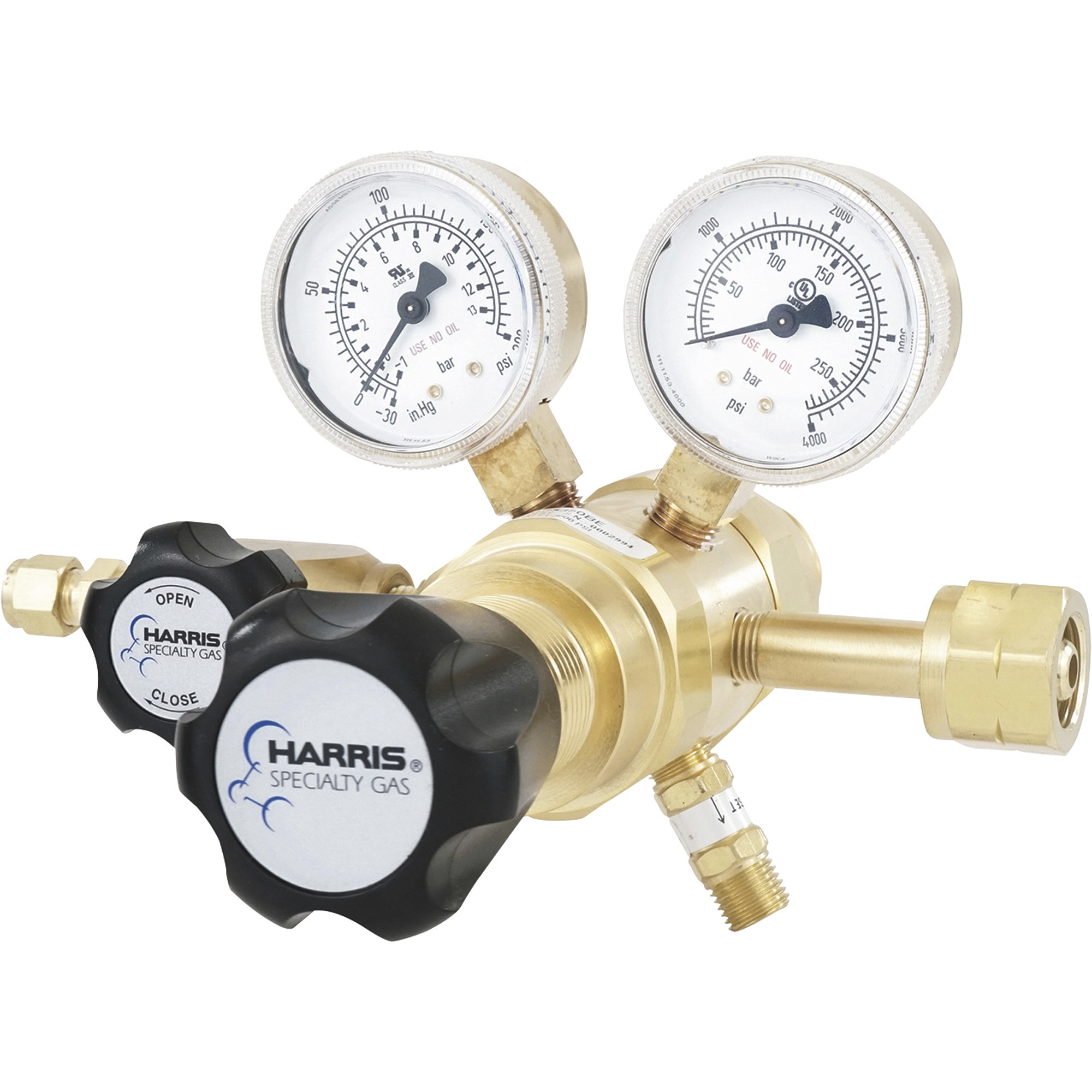 Harris Hydrogen, Methane Specialty Gas Lab Regulator, CGA 350, Two ...