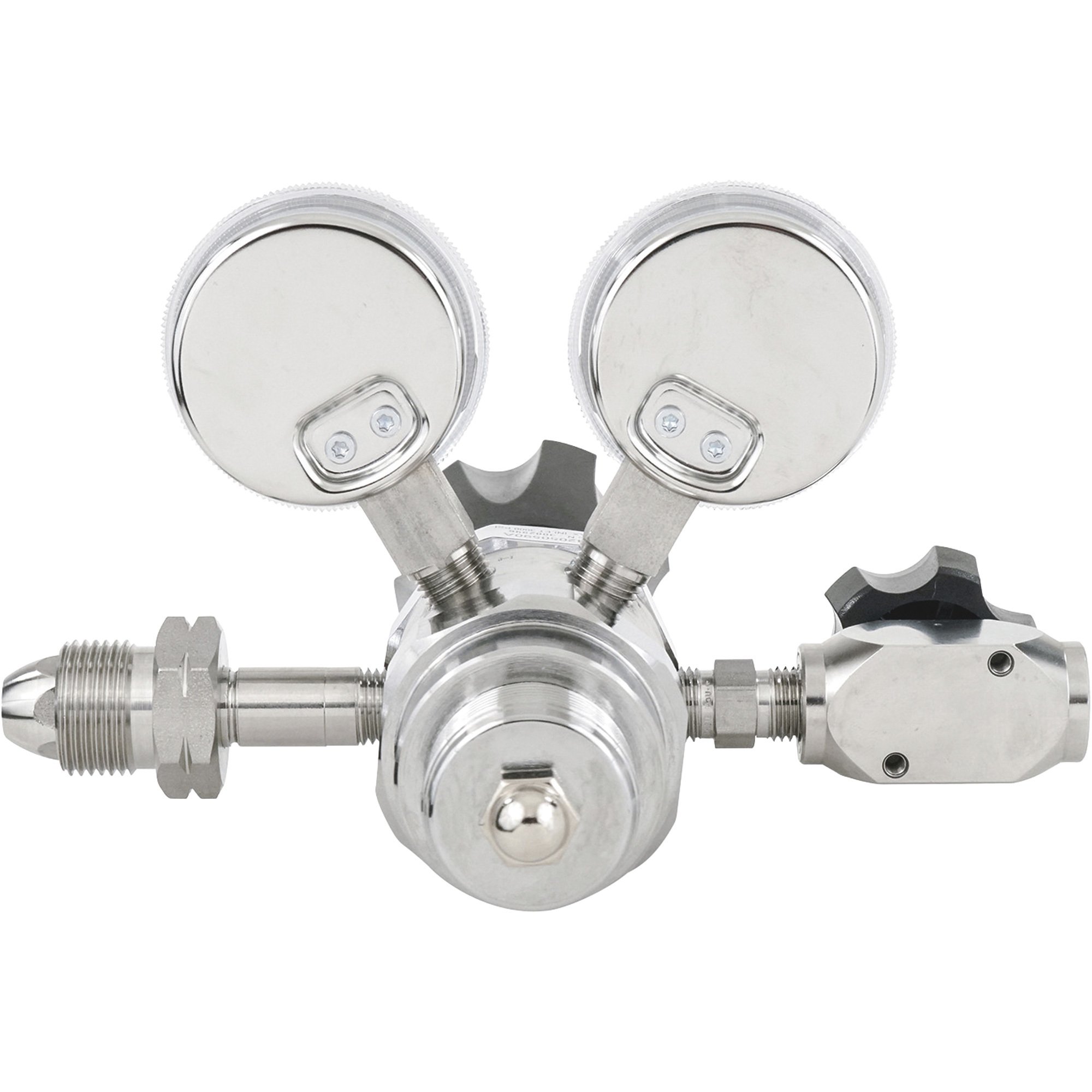 Harris Industrial Air Specialty Gas Lab Regulator — CGA 590, Two-Stage ...