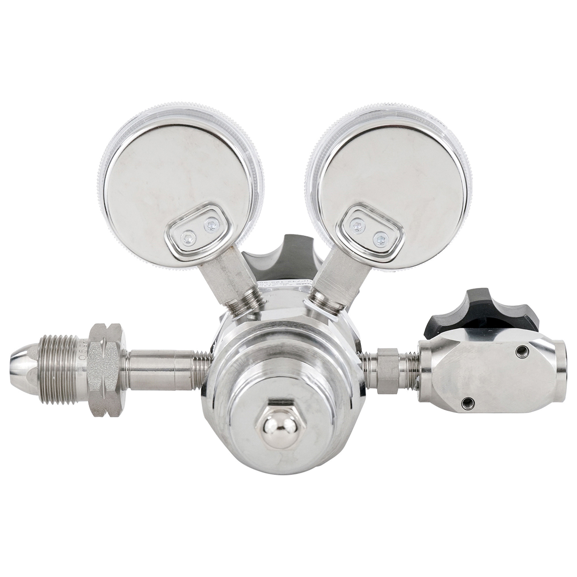 Harris Industrial Air Specialty Gas Lab Regulator — CGA 590, Two-Stage ...