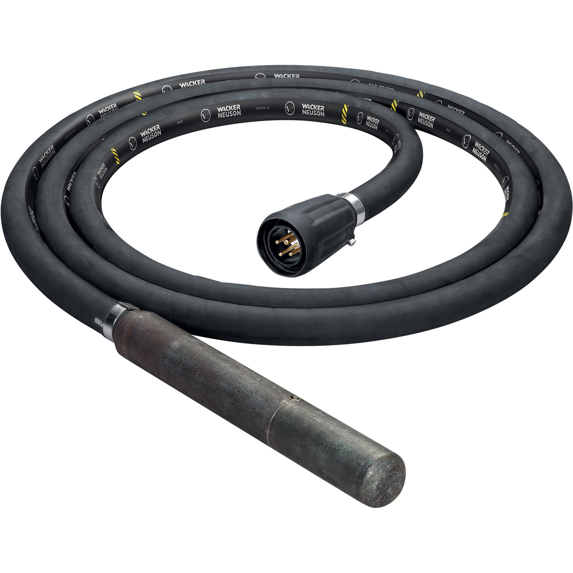 Wacker Neuson Concrete Vibrator Head Component, Model# IRFLEX58/120/5, 5100025591, 16ft. Shaft, for FUflex4 Power Unit Model 5100025403