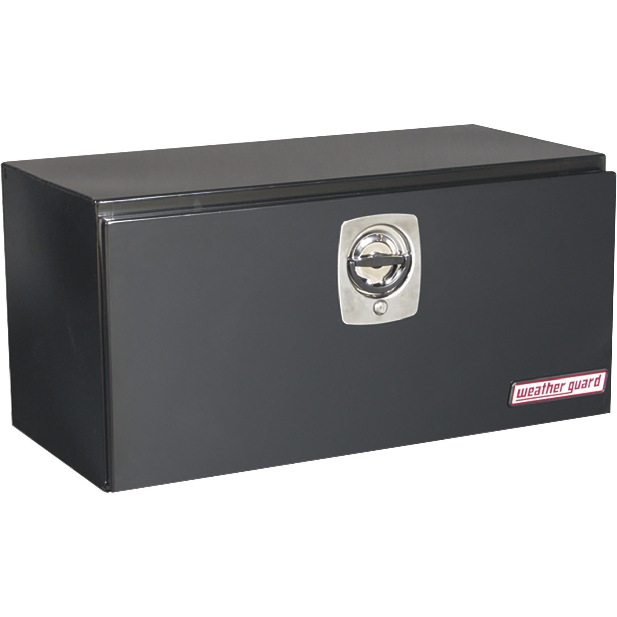 Weather Guard Underbody Truck Tool Box, Steel, Gloss Black, 36.63in.L x 18.25in.W x 18.13in.H, Model# 536-5-02