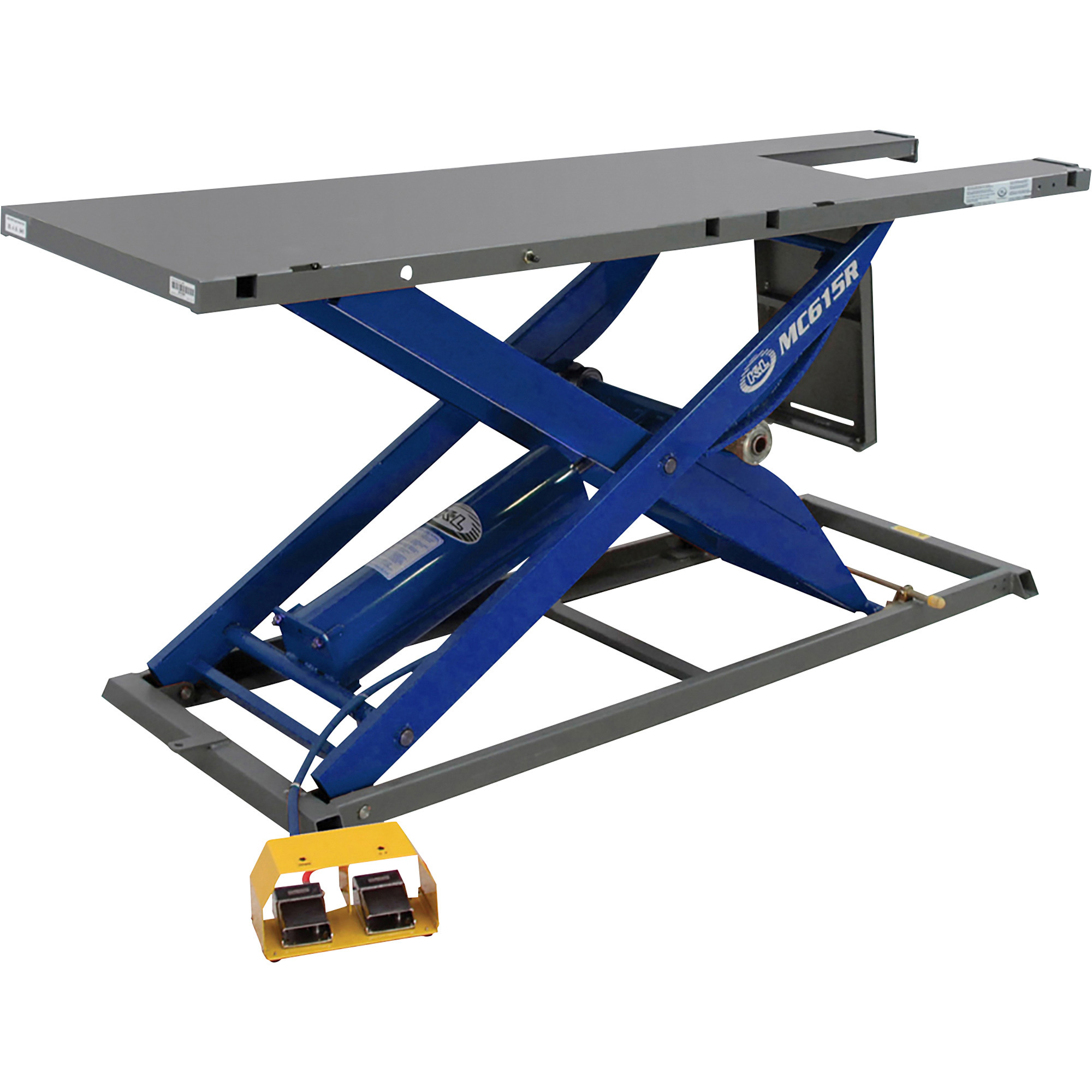 K&L Motorcycle Air Lift, 1000-Lb. Capacity, Blue, Model# MC615R BLUE