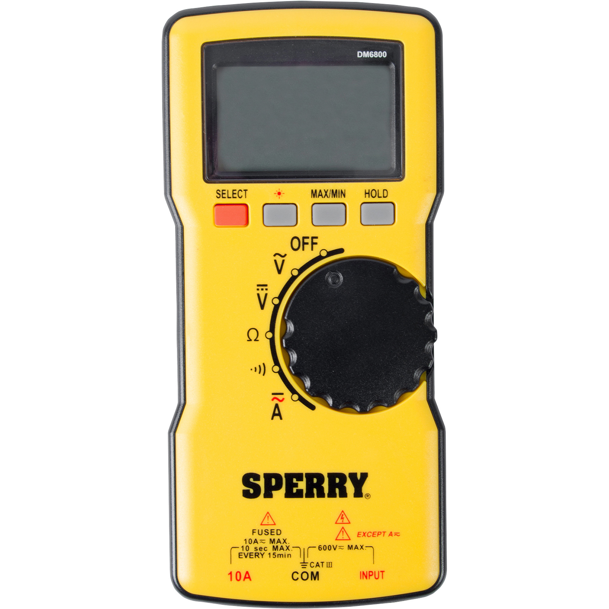 Sperry Instruments DM6800 Ultra-Thin Digital Multimeter, 5 Functions, Model# DM6800