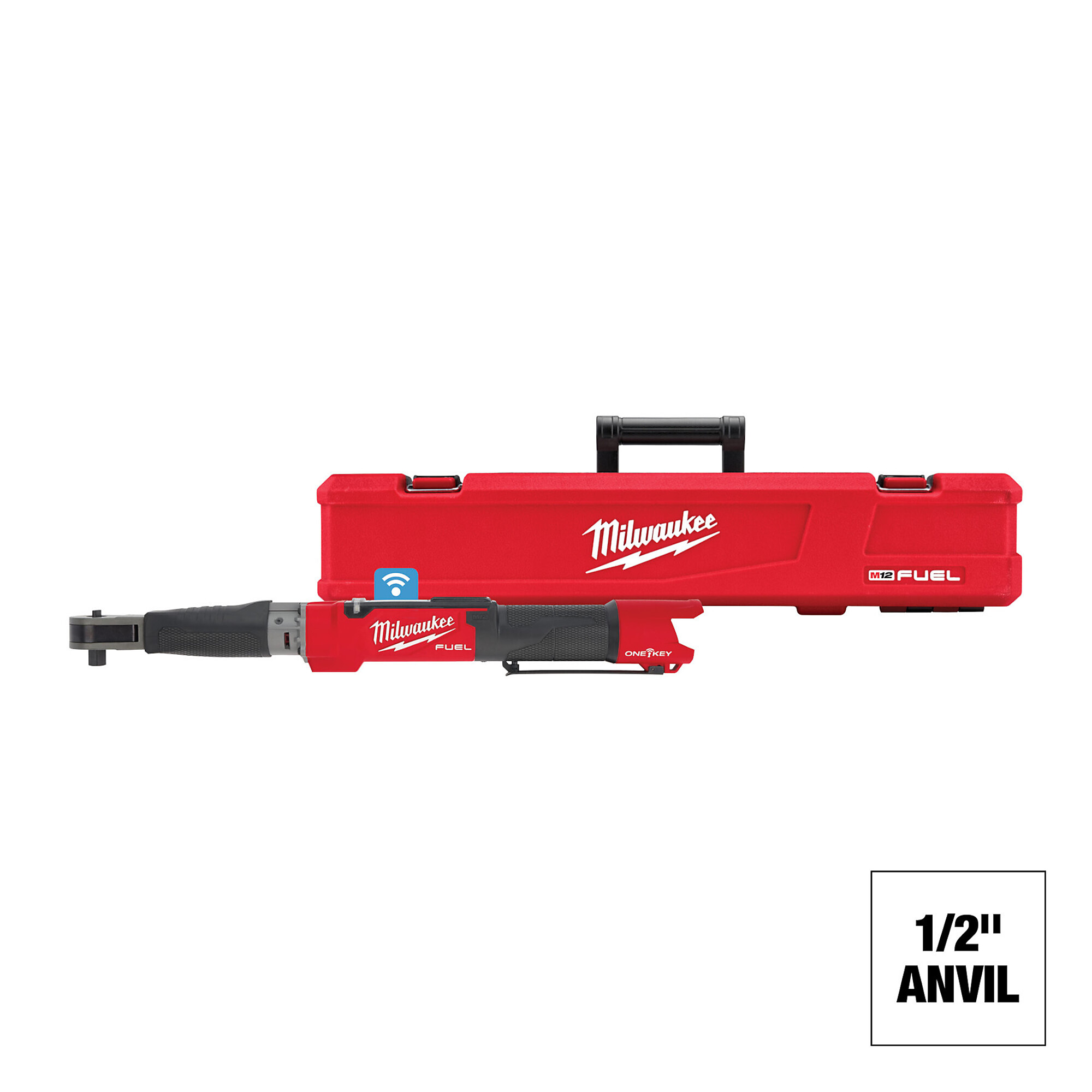Milwaukee M12 FUEL Cordless 1/2in. Digital Torque Wrench with One-Key, Tool Only, Model# 2466-20