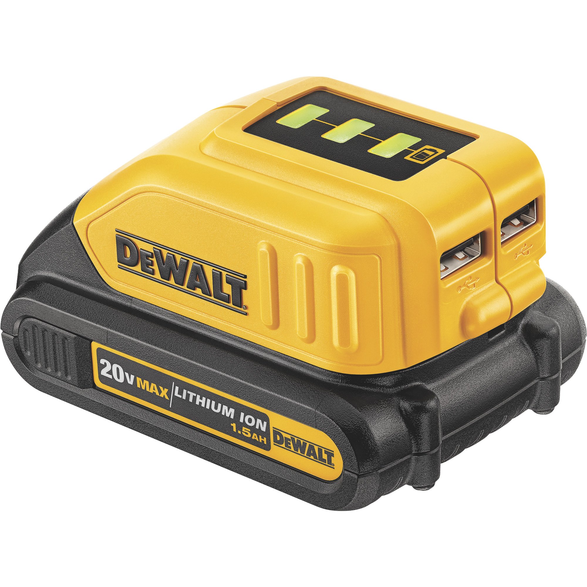 DEWALT 12V/20V MAX USB Power Source, Model# DCB090