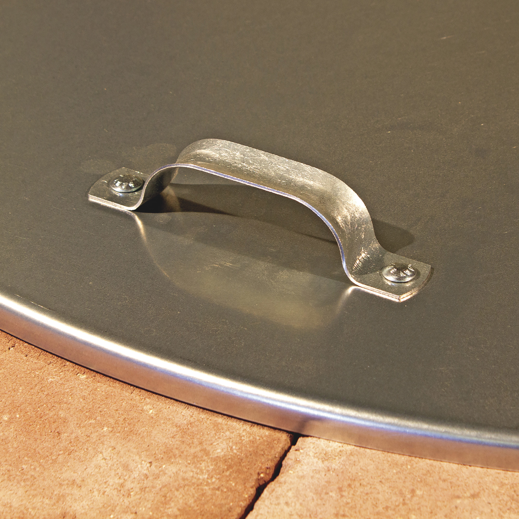 Pilot Rock Round Steel Fire Ring Cover — 38in. Diameter, Model IAC30