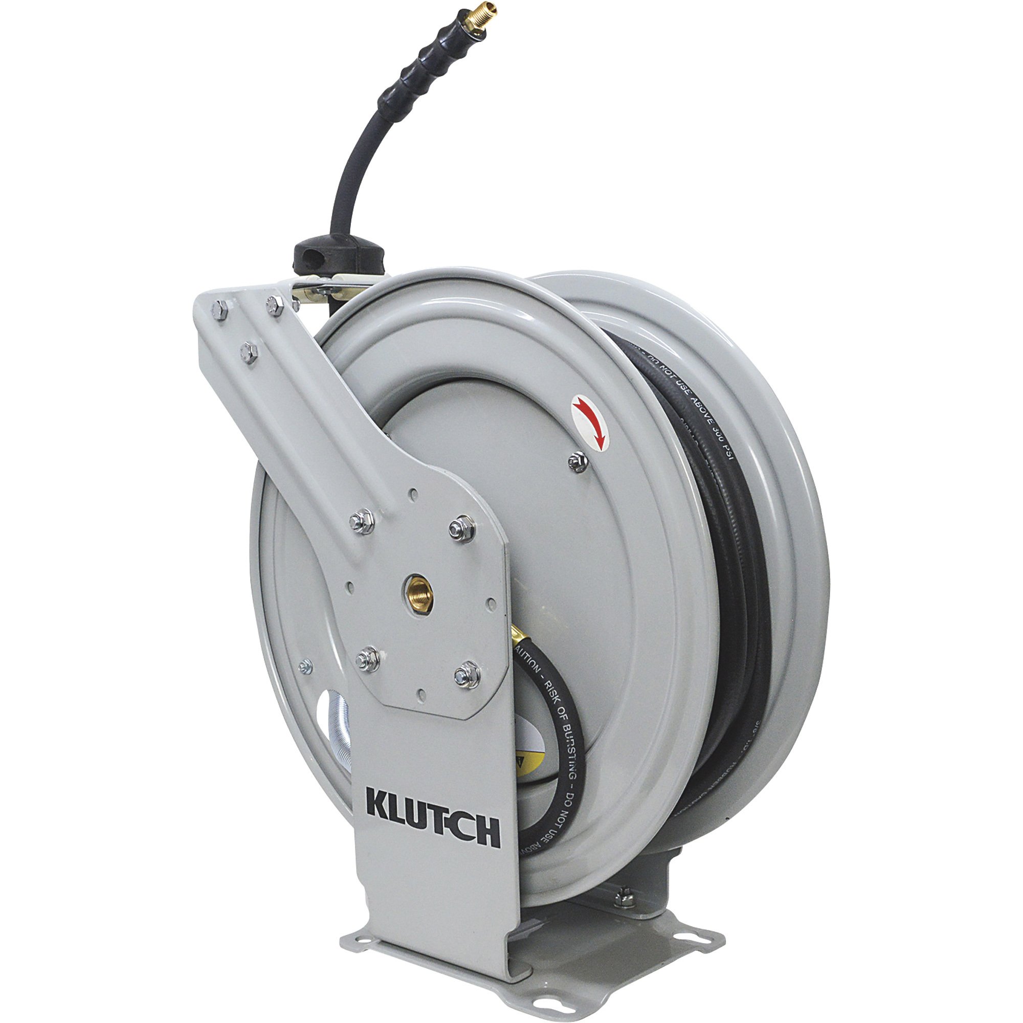 Ironton Universal Hose Reel Swivel Bracket, For Most Klutch and