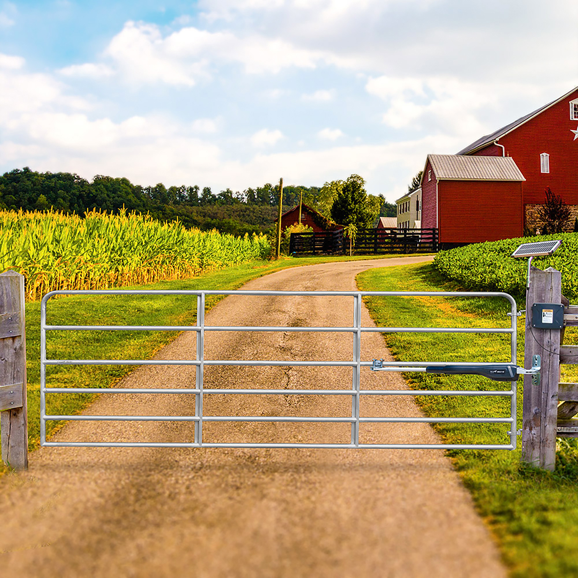Mighty Mule Smart Capable, Solar Compatible HeavyDuty Single Gate