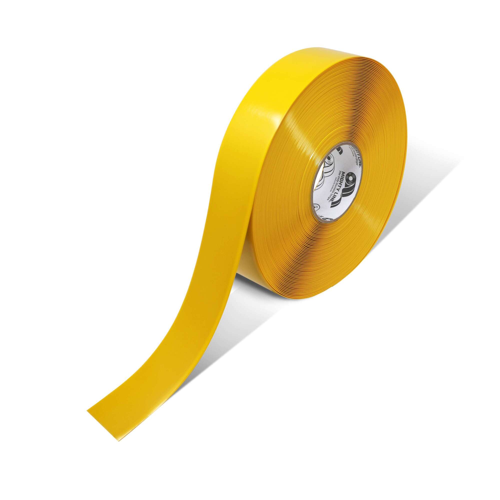Mighty Line Industrial Floor Marking Tape, Yellow, 2in. x 100ft. Roll