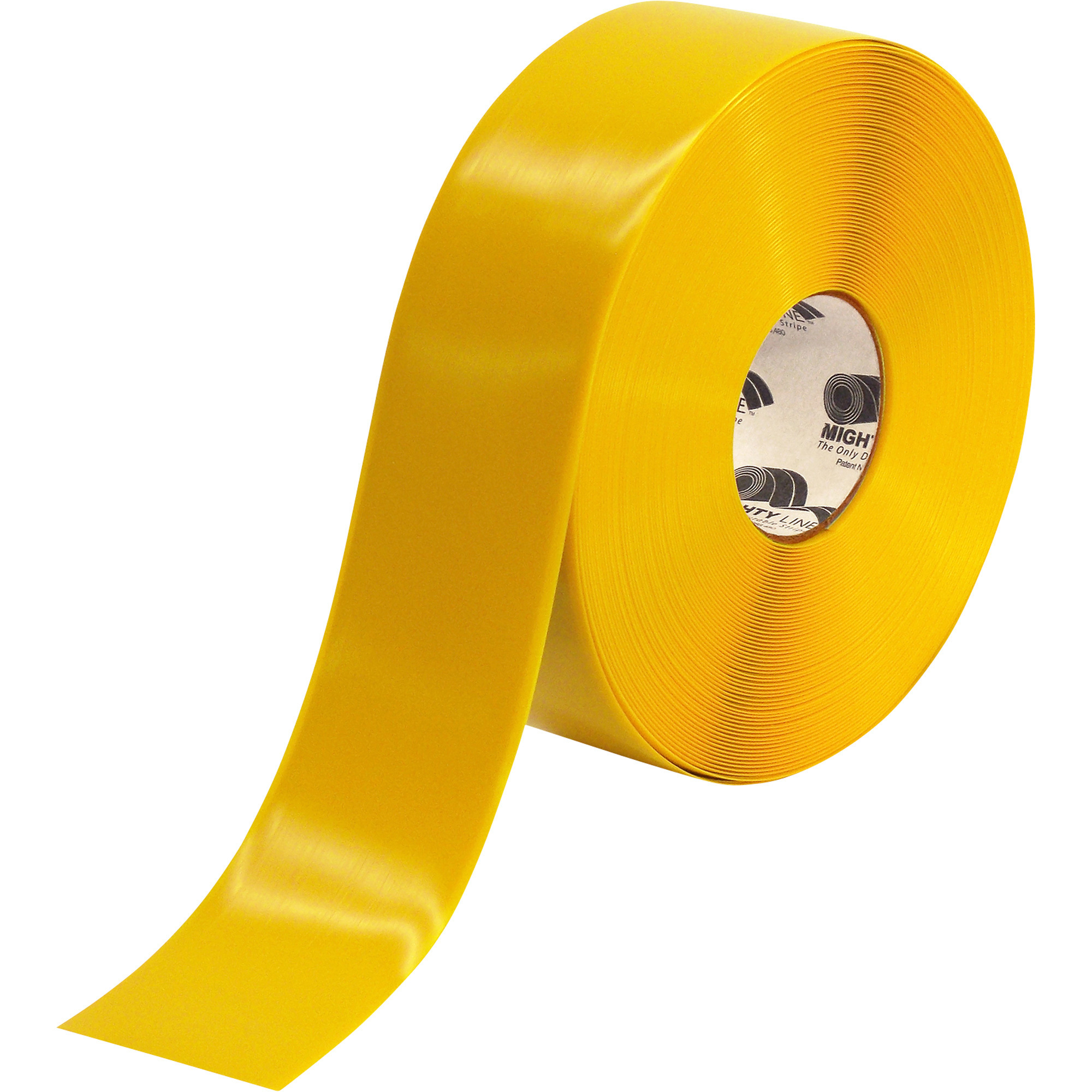 Mighty Line Industrial Floor Marking Tape, Yellow, 3in. x 100ft. Roll ...