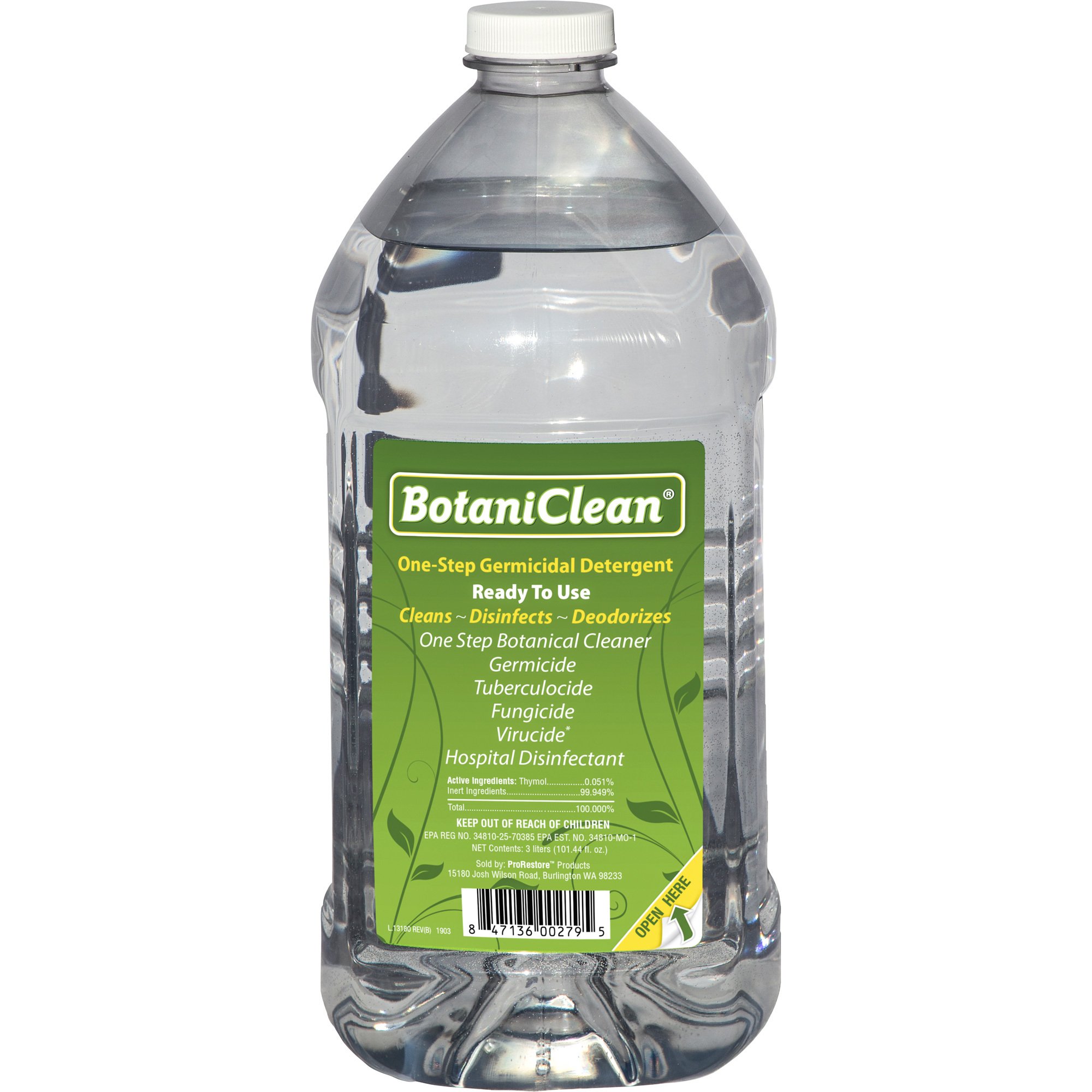 ProRestore Botaniclean Disinfectant — 3-Liter Bottle, Model# 224006000 ...