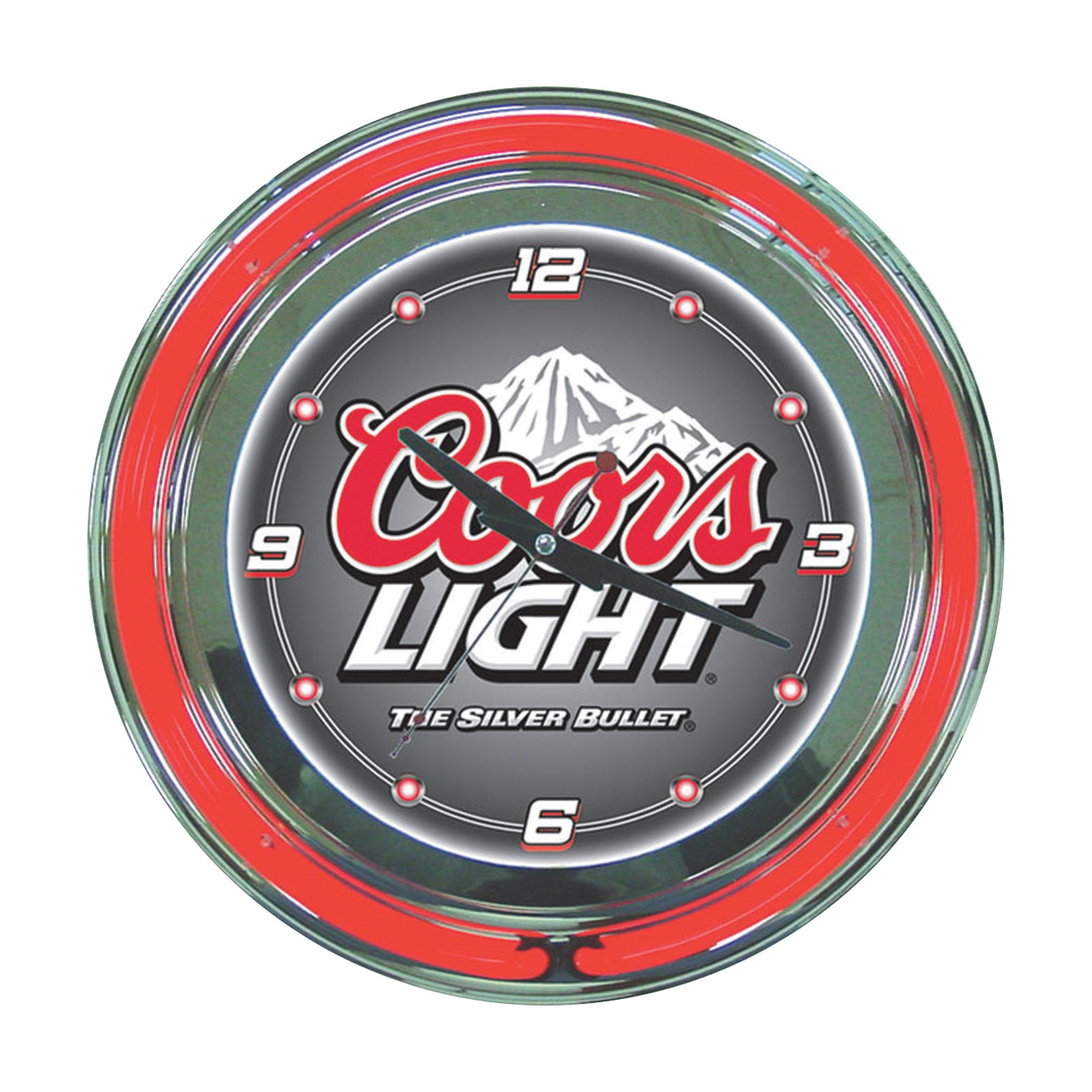 Neon Clock — Coors Light Logo, Model# CL1400 | Northern Tool