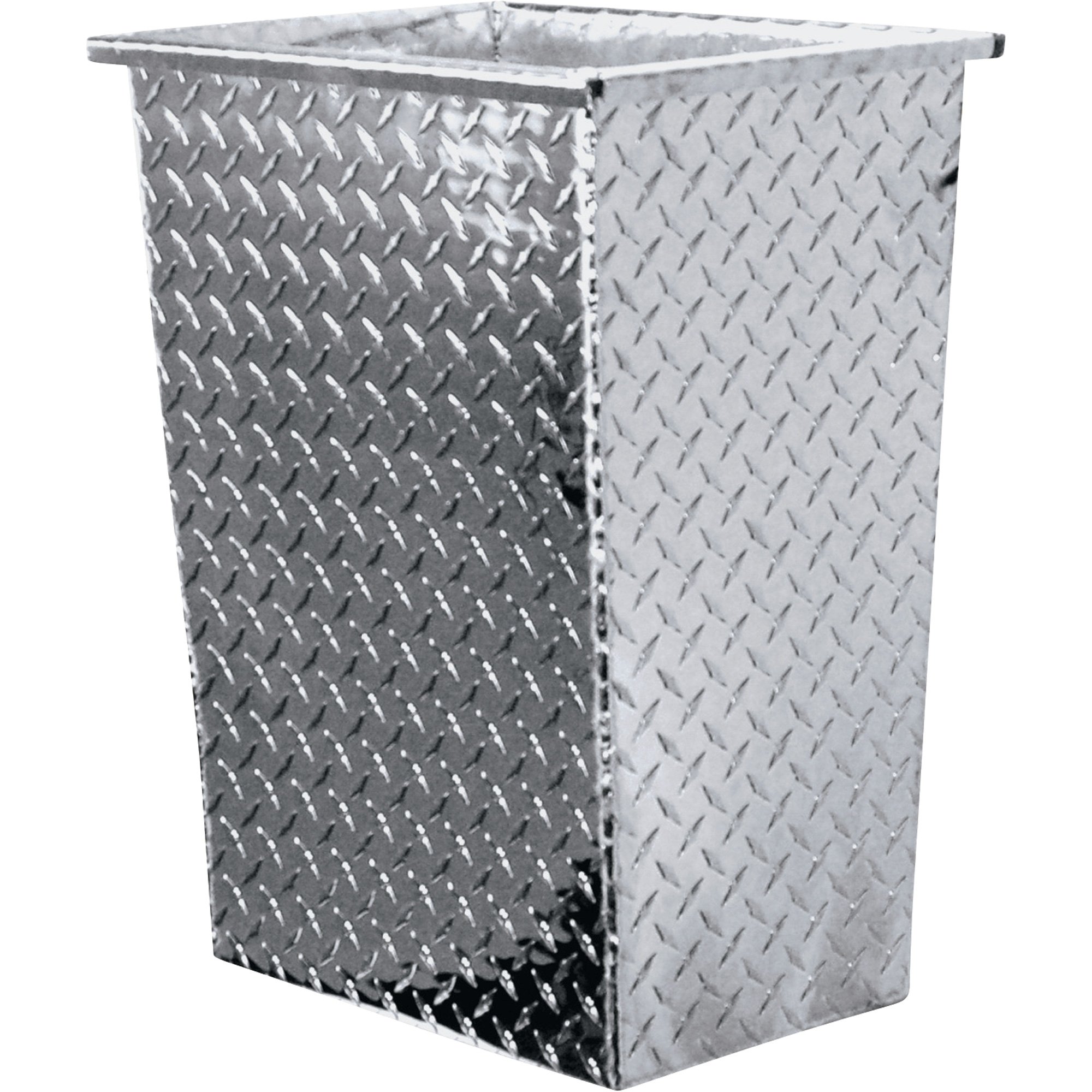 Garage Trash Can, Diamond Plated Garbage Can, & Steel Trash Bins