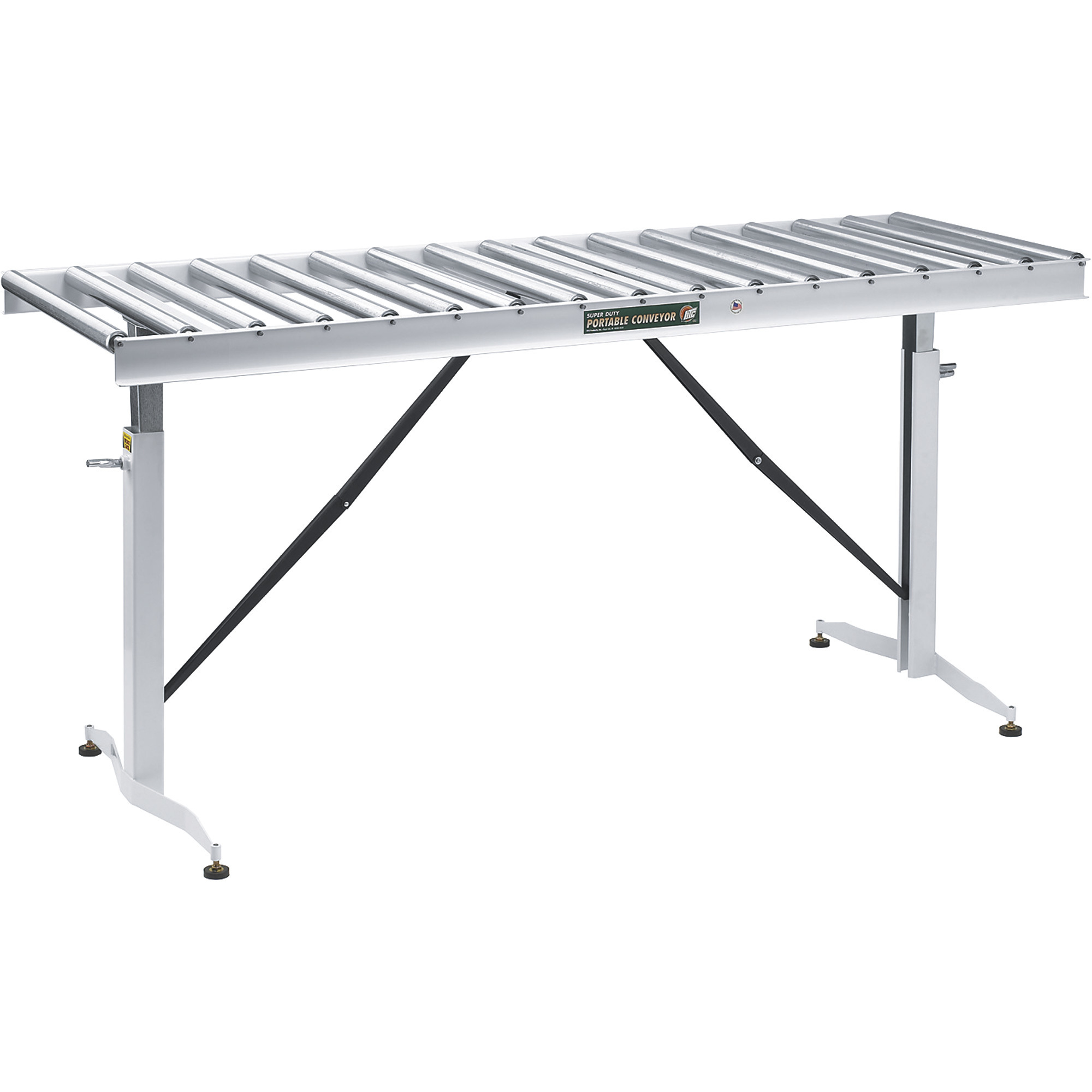 HTC Portable Conveyor, 24in. W x 66in. L, Model# HRT-90