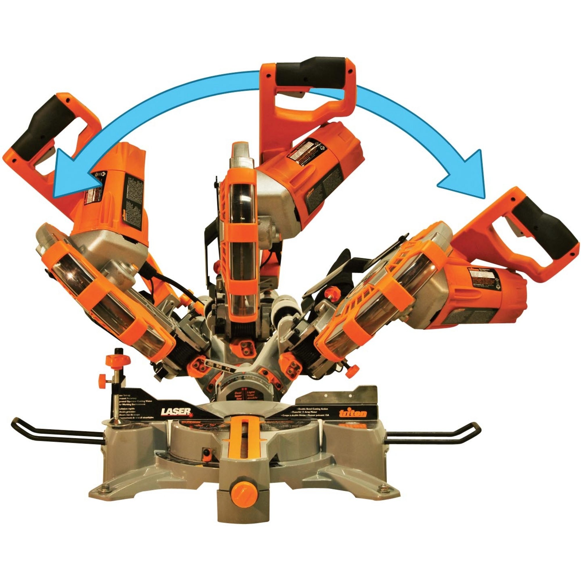 Triton Double Bevel Miter Saw — 12in., Model# TC12DBSMS