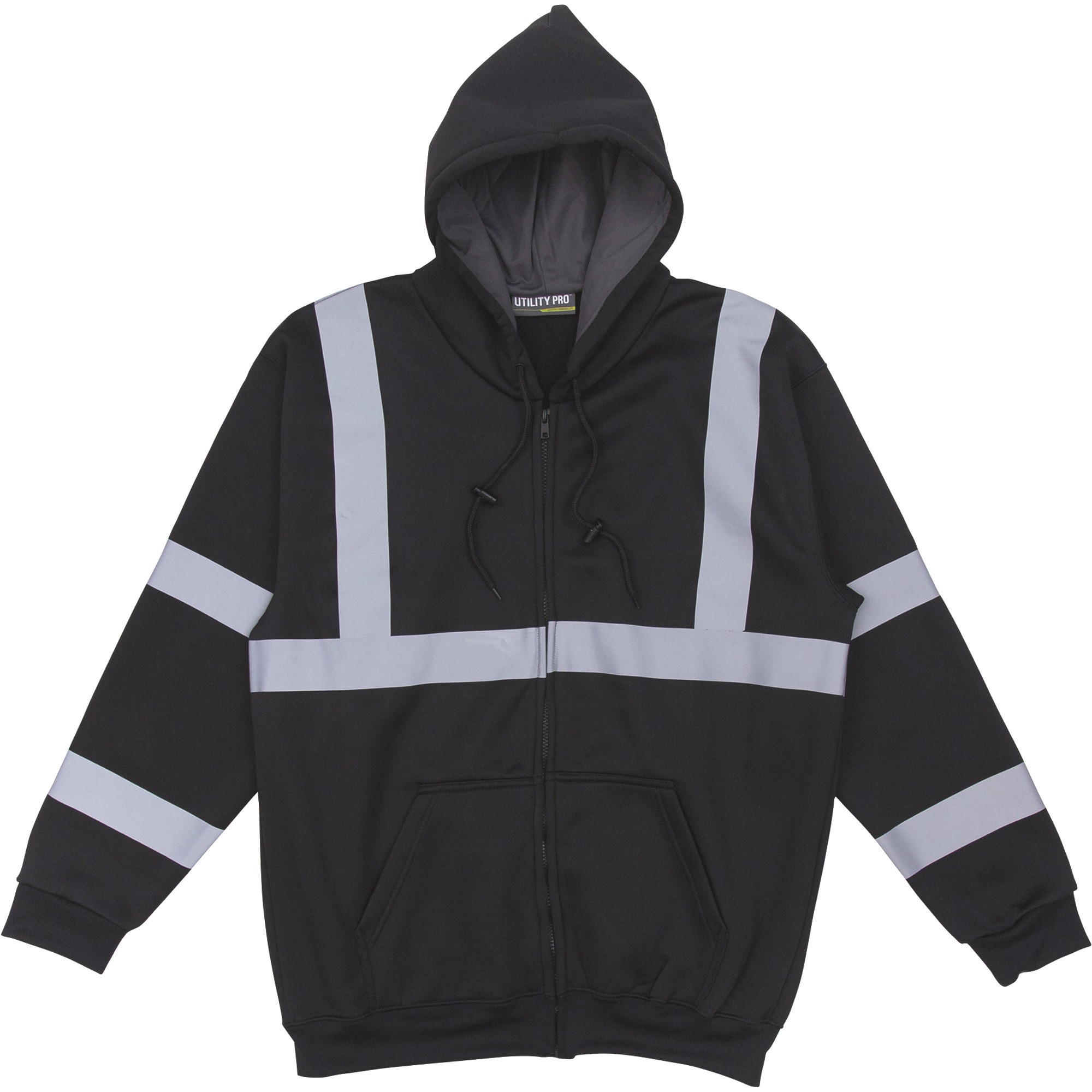 Utility Pro Men's Class 3 High Visibility Full-Zip Softshell Hoodie ...