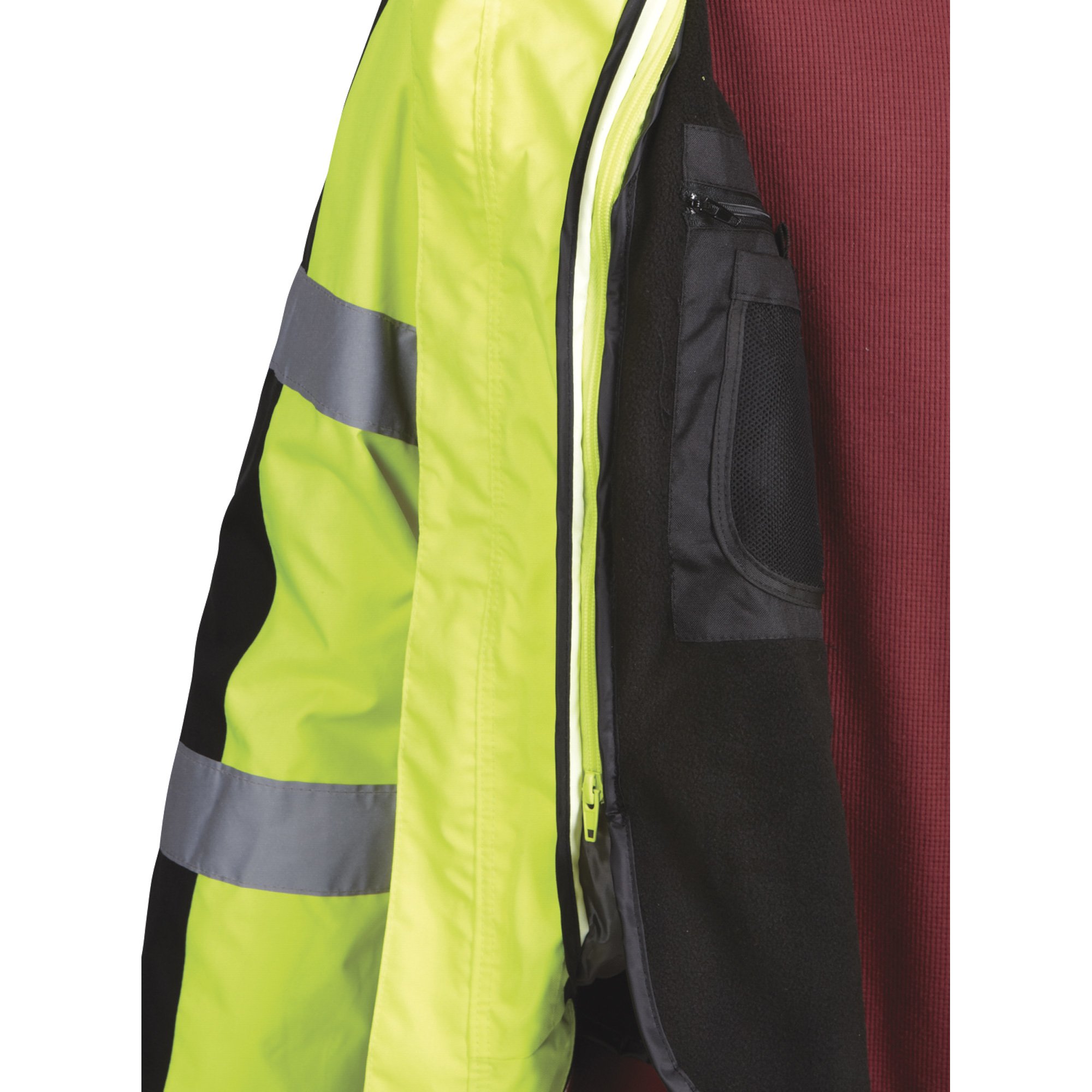 Utility Pro Men's Class 3 High Visibility 3-Season Jacket with Teflon ...