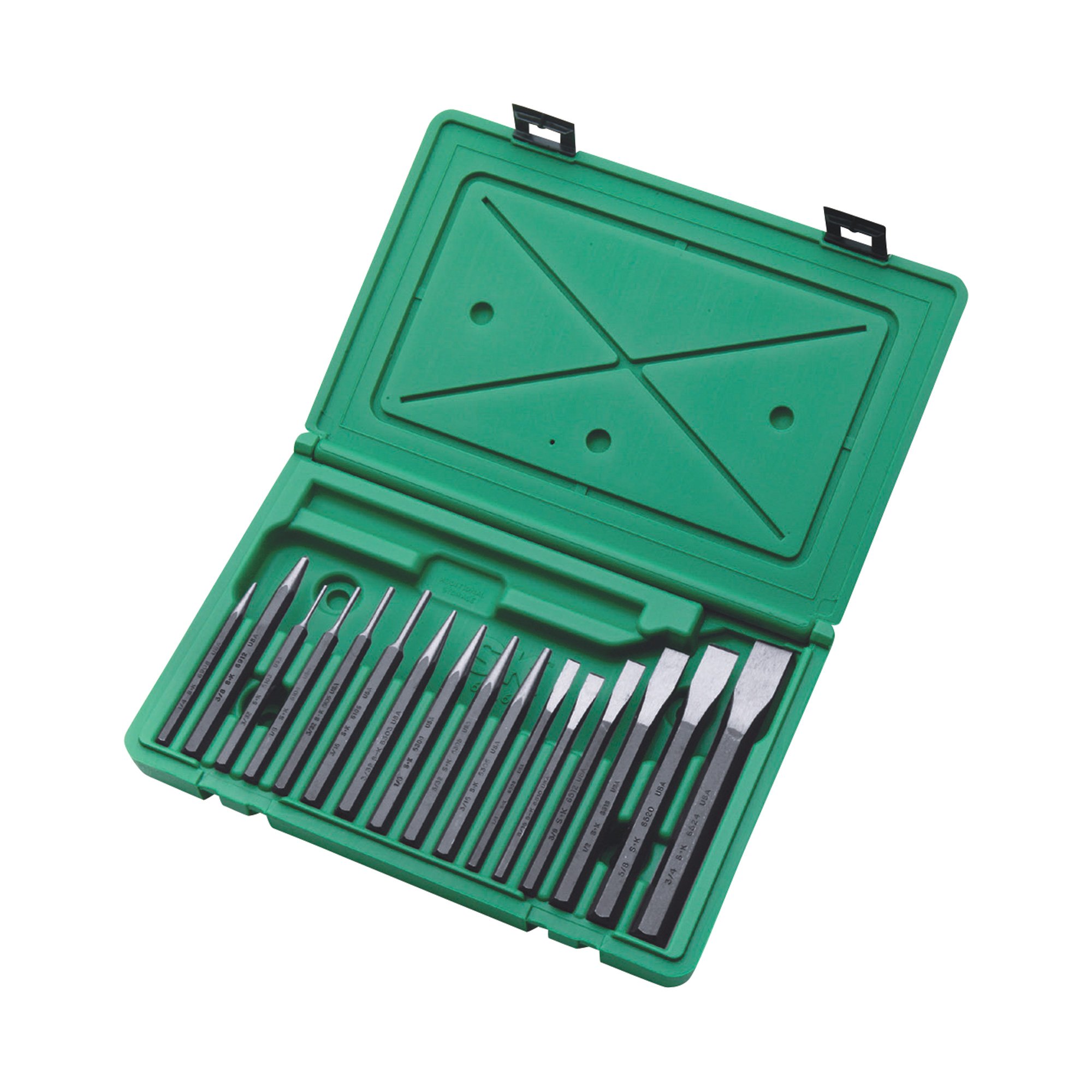 SK Metal Punch and Chisel Set — 16 Piece, Model# 6016 | Northern Tool